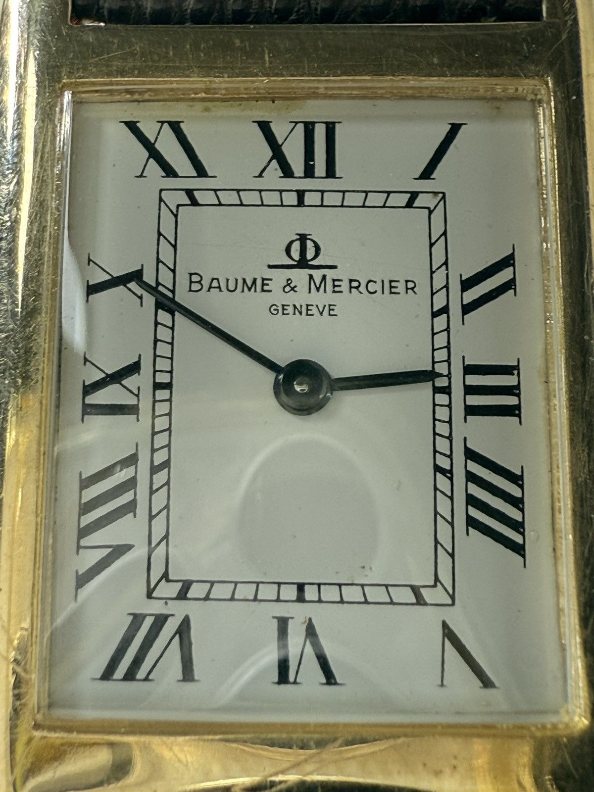 Vintage Vintage Baume & Mercier Tank Swiss Made 14K GOLD Watch Size ONE SIZE - 8 Thumbnail