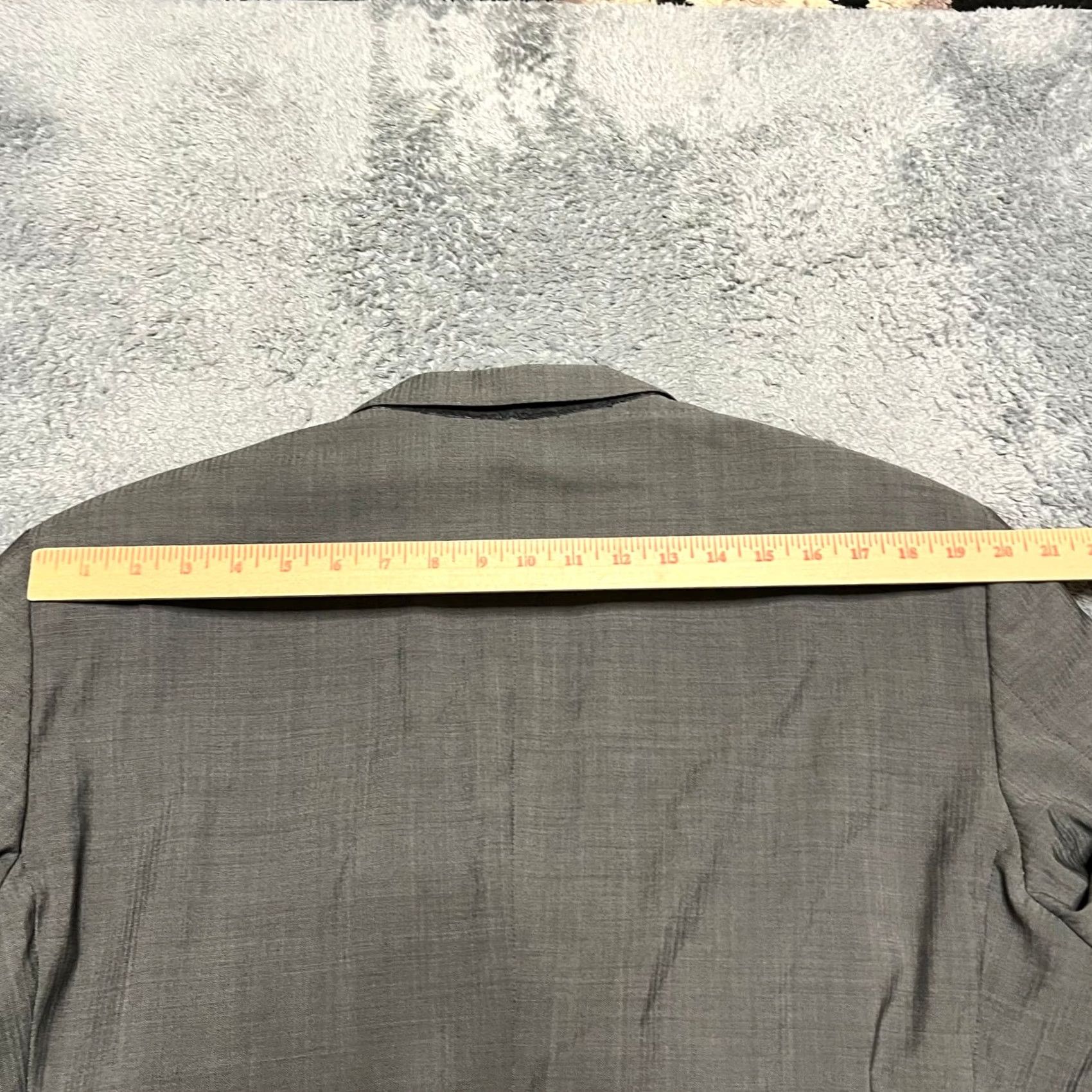Peter Millar VINTAGE Peter Millar Blazer Men 46R Gray Wool Sport Jacket Coat Size 46R - 7 Thumbnail