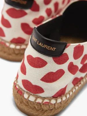 Saint Laurent Paris o1bcso1str1124 Espadrilles in Red/White Size US 9 / IT 39 - 5 Thumbnail