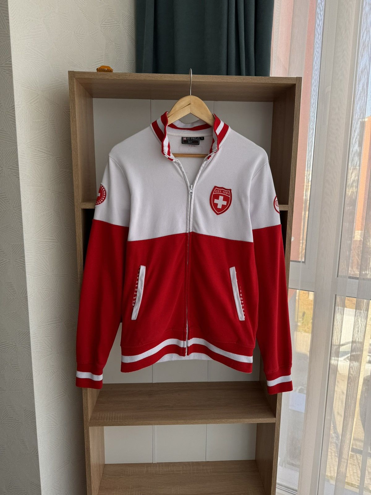 Vintage Vintage Suisse Tennis Roger Federer RF National Zip Hoodie Size US S / EU 44-46 / 1 - 3 Thumbnail