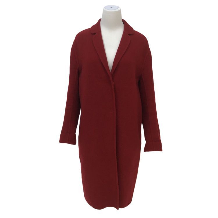 Max Mara 'S Max Mara Red Wool Coat Size 40 Size M / US 6-8 / IT 42-44 - 1 Thumbnail