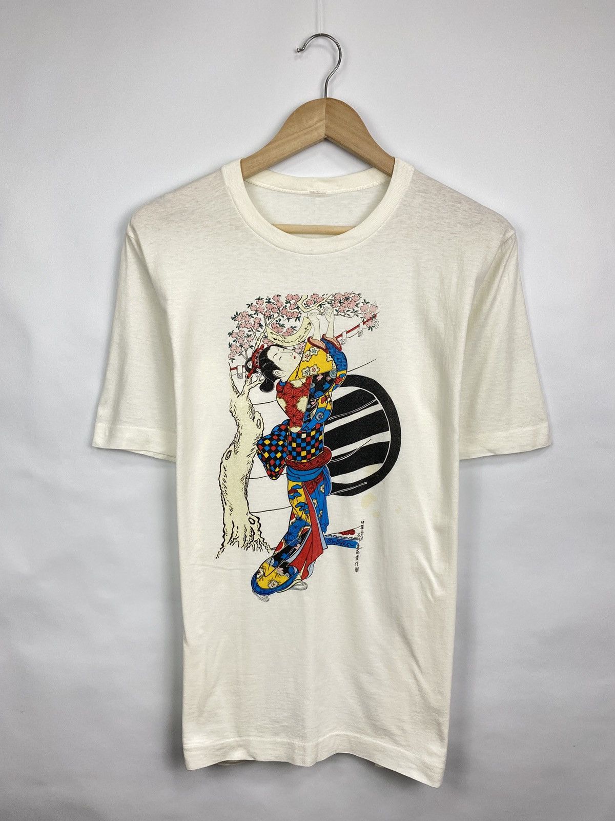 Japanese Brand 🇯🇵🥷 Vintage 80s Geisha Samurai Ninjas Japan style r-shirt Y2K Size US M / EU 48-50 / 2 - 3 Thumbnail