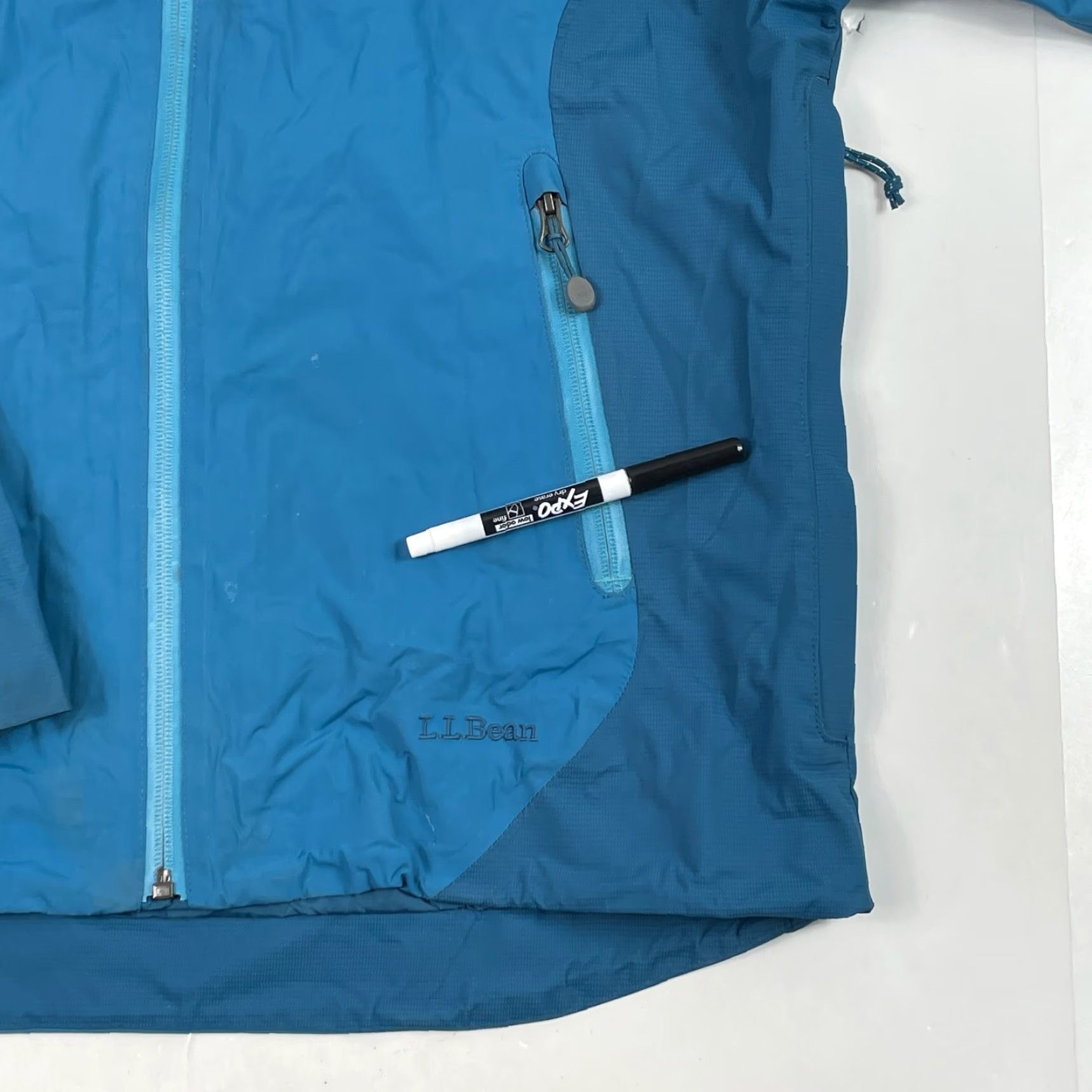 Vintage VINTAGE LL Bean Jacket Womens Small Blue Hooded Waterproof Rain Hiking Fishing Climbing Size S / US 4 / IT 40 - 4 Thumbnail