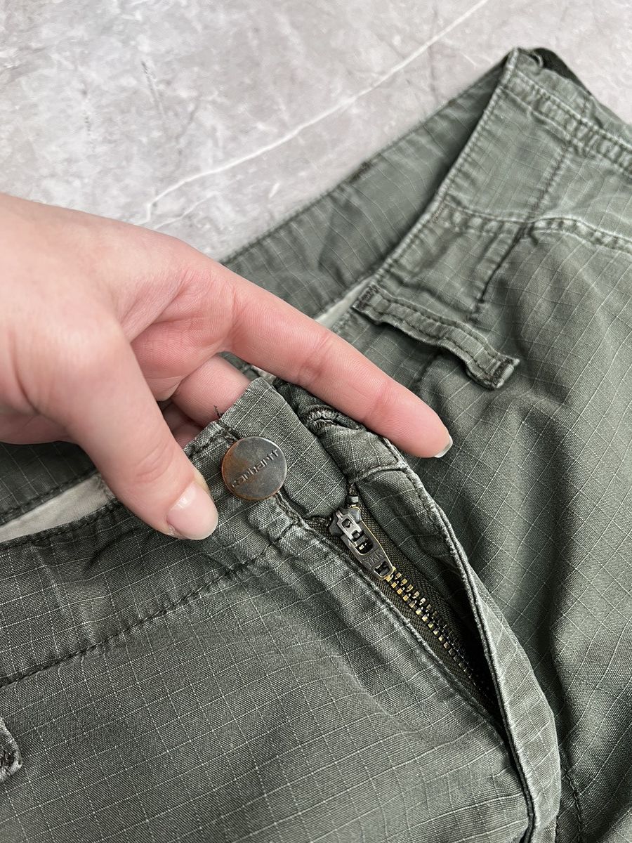 Carhartt Carhartt Green Pants Workwear Multipocket y2k Style Size US 32 / EU 48 - 5 Thumbnail