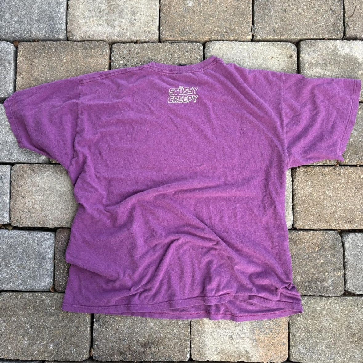 Stussy Stussy Creep Graphic Tee Size US XL / EU 56 / 4 - 2 Thumbnail