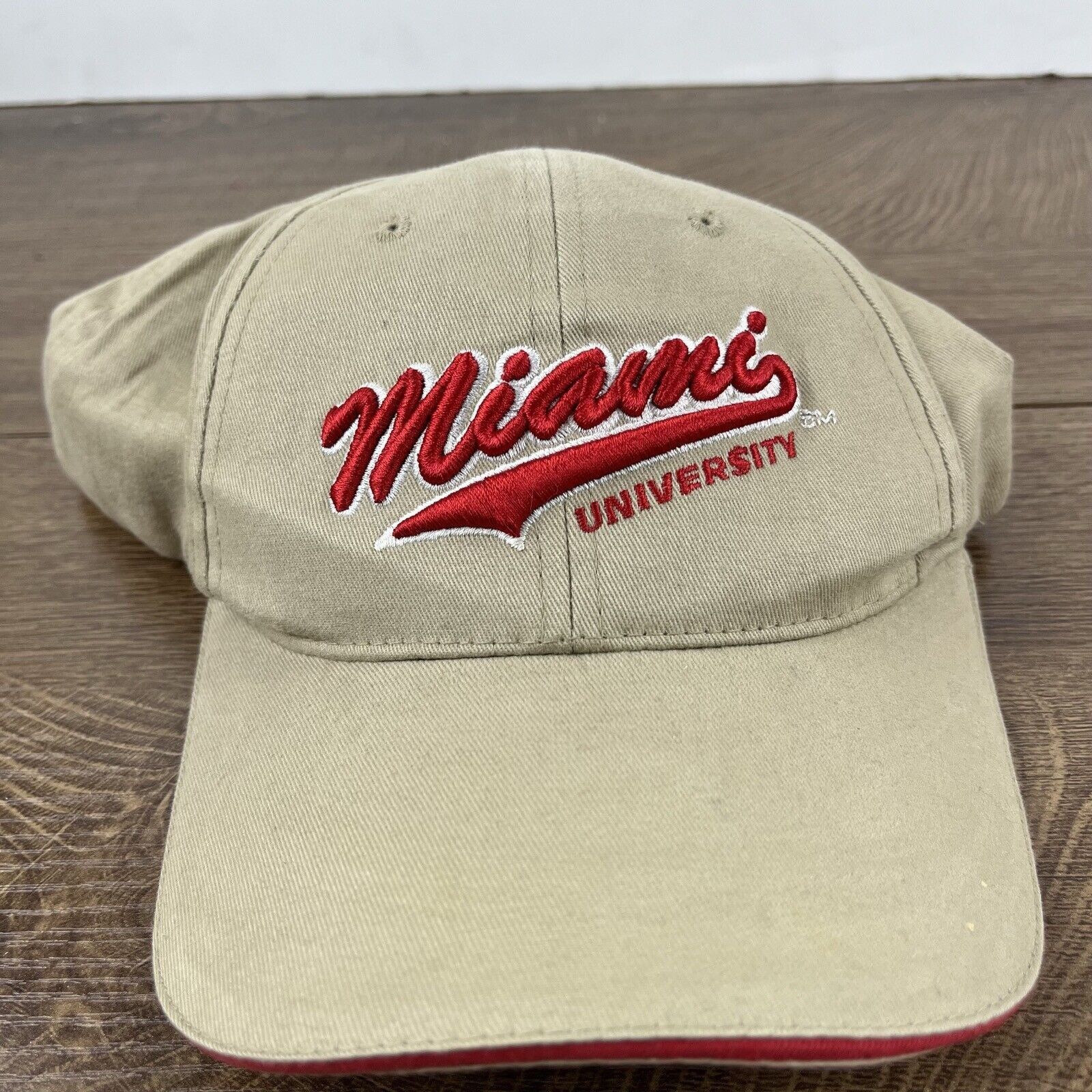Other Miami Redhawks Hat Miami University Brown Cap Adjustable Bro Size ONE SIZE - 4 Thumbnail