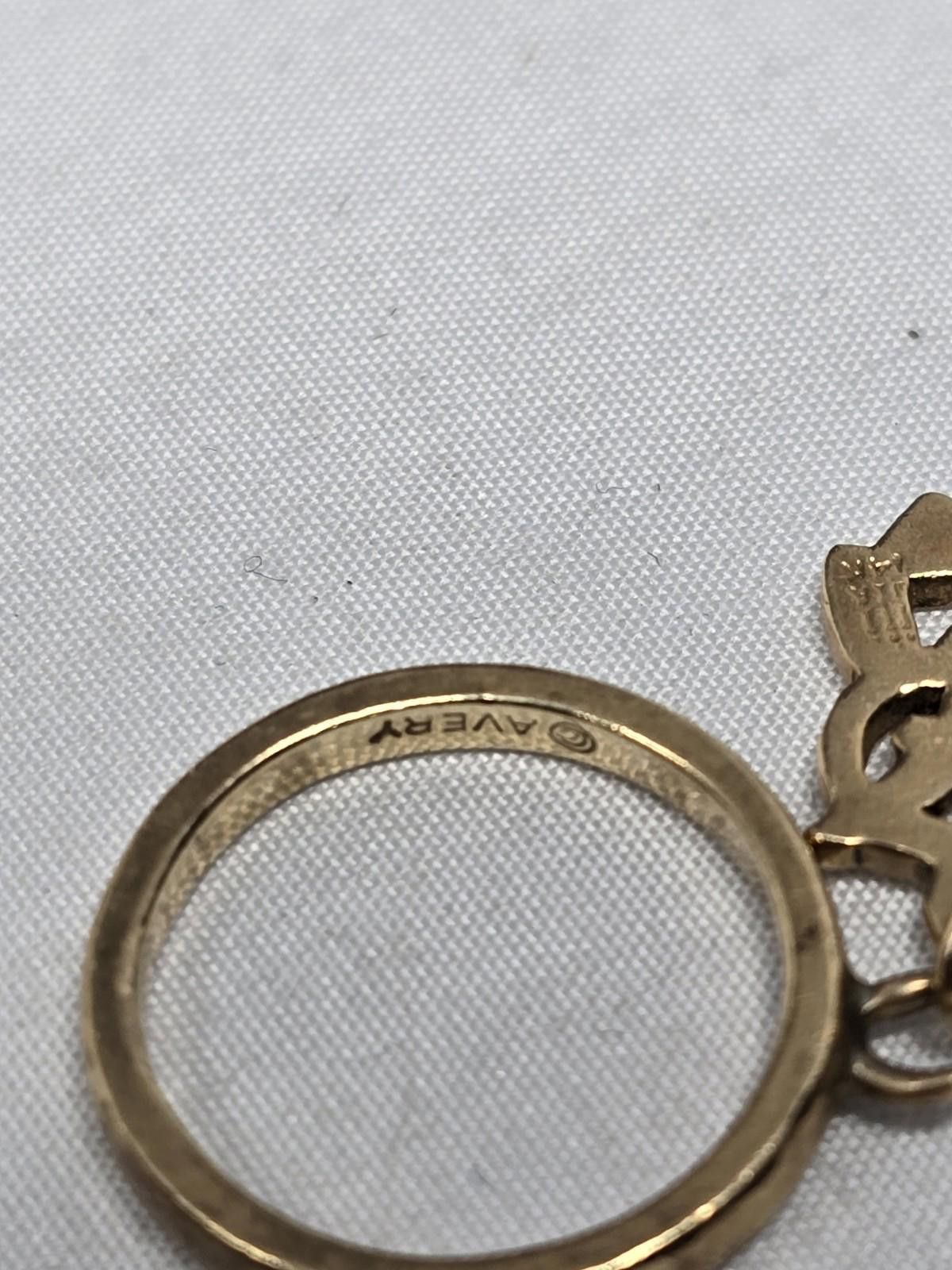 Other James Avery 14K Gold Owl Charm Ring Size 3 Retired Size ONE SIZE - 5 Thumbnail