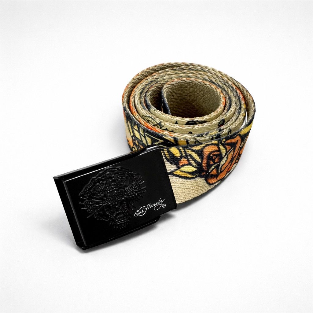 Ed Hardy Ed Hardy Y2K Beige Belt Size ONE SIZE - 1 Thumbnail