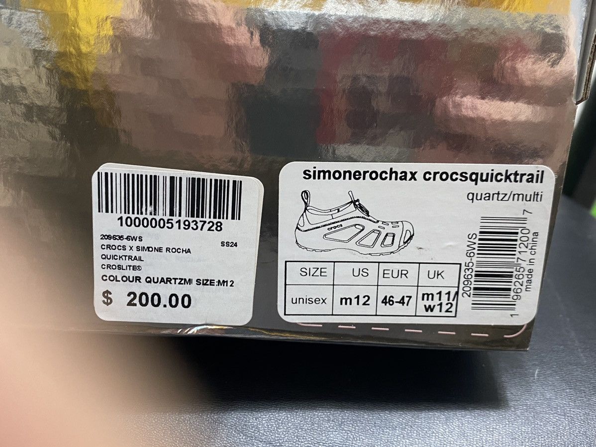 Crocs × Simone Rocha simone rocha crocs quick trail low Size US 12 / EU 45 - 4 Thumbnail
