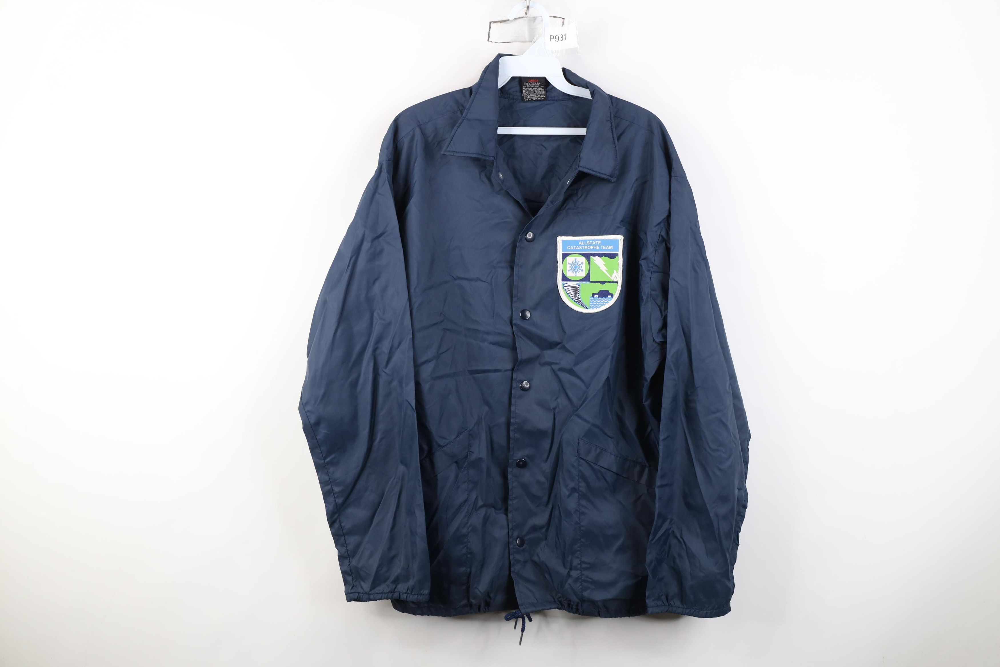 Vintage Vintage 70s Allstate Catastrophe Team Insurance Coach Jacket Size US L / EU 52-54 / 3 - 1 Thumbnail