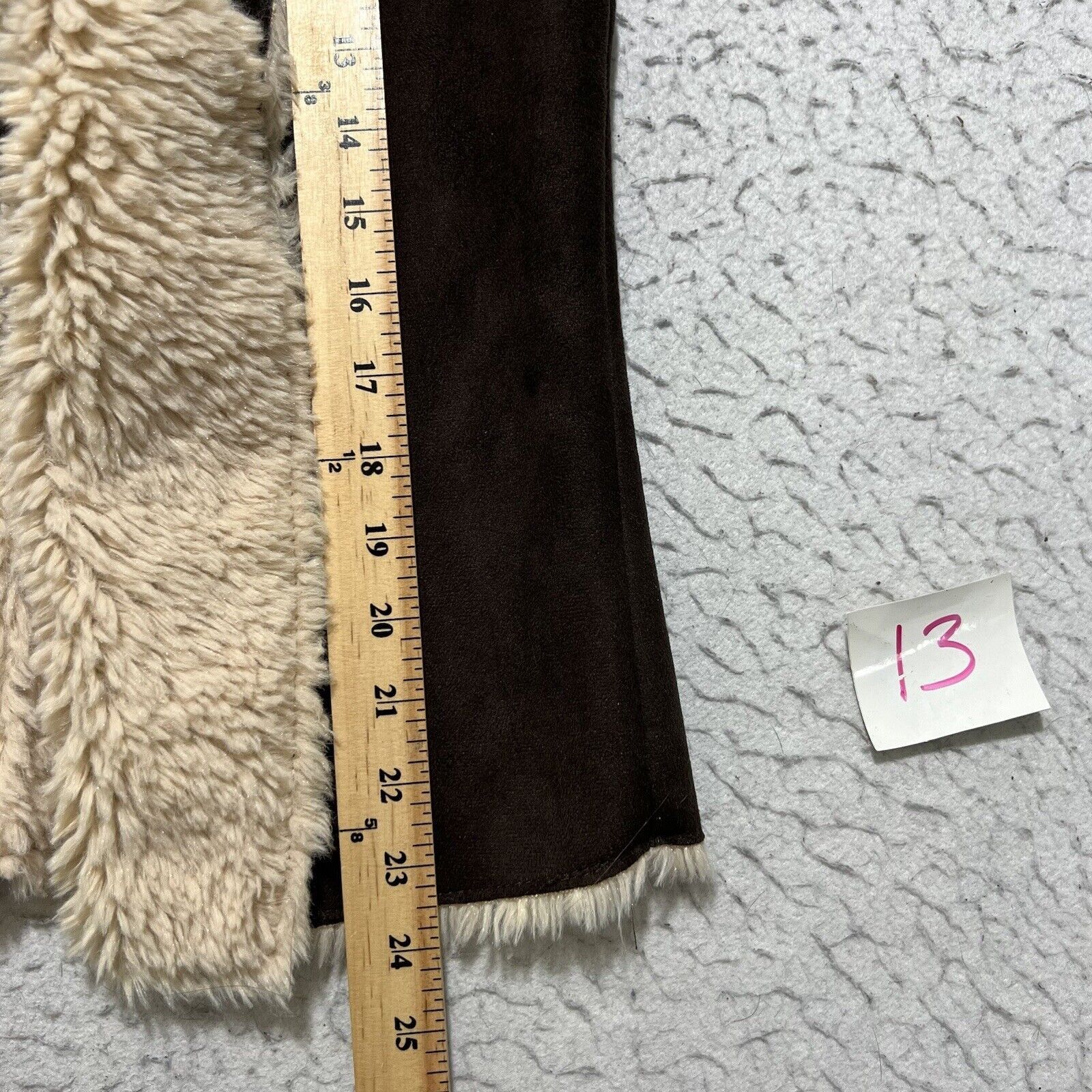 Target Basics Knox Rose Faux Fur Vest Faux Leather Open Front Sleeveless Size M / US 6-8 / IT 42-44 - 8 Thumbnail