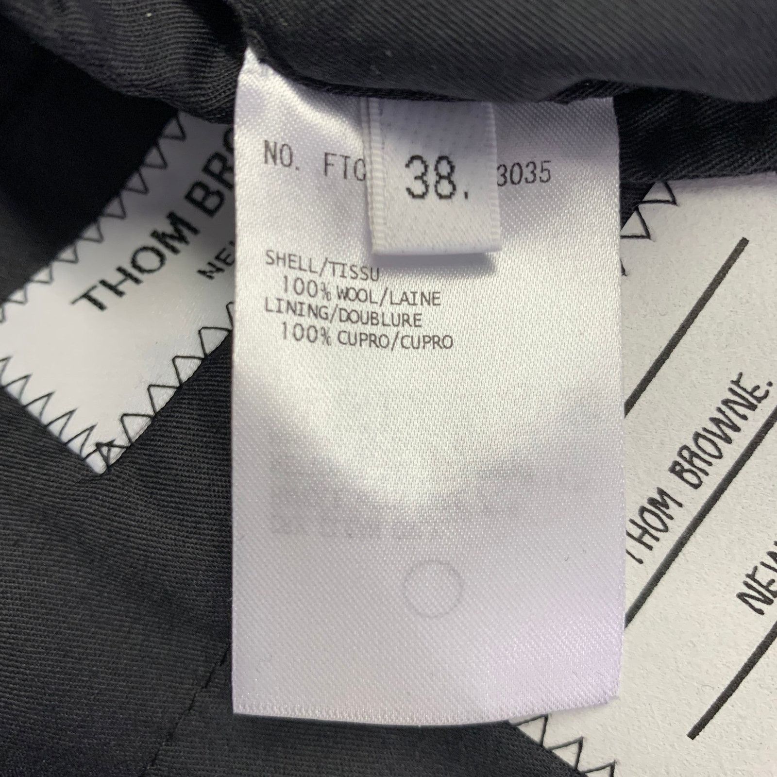 Thom Browne THOM BROWNE Size 2 Grey Wool Textured Flat Front Dress Pants Size 26" / US 2 / IT 38 - 6 Thumbnail