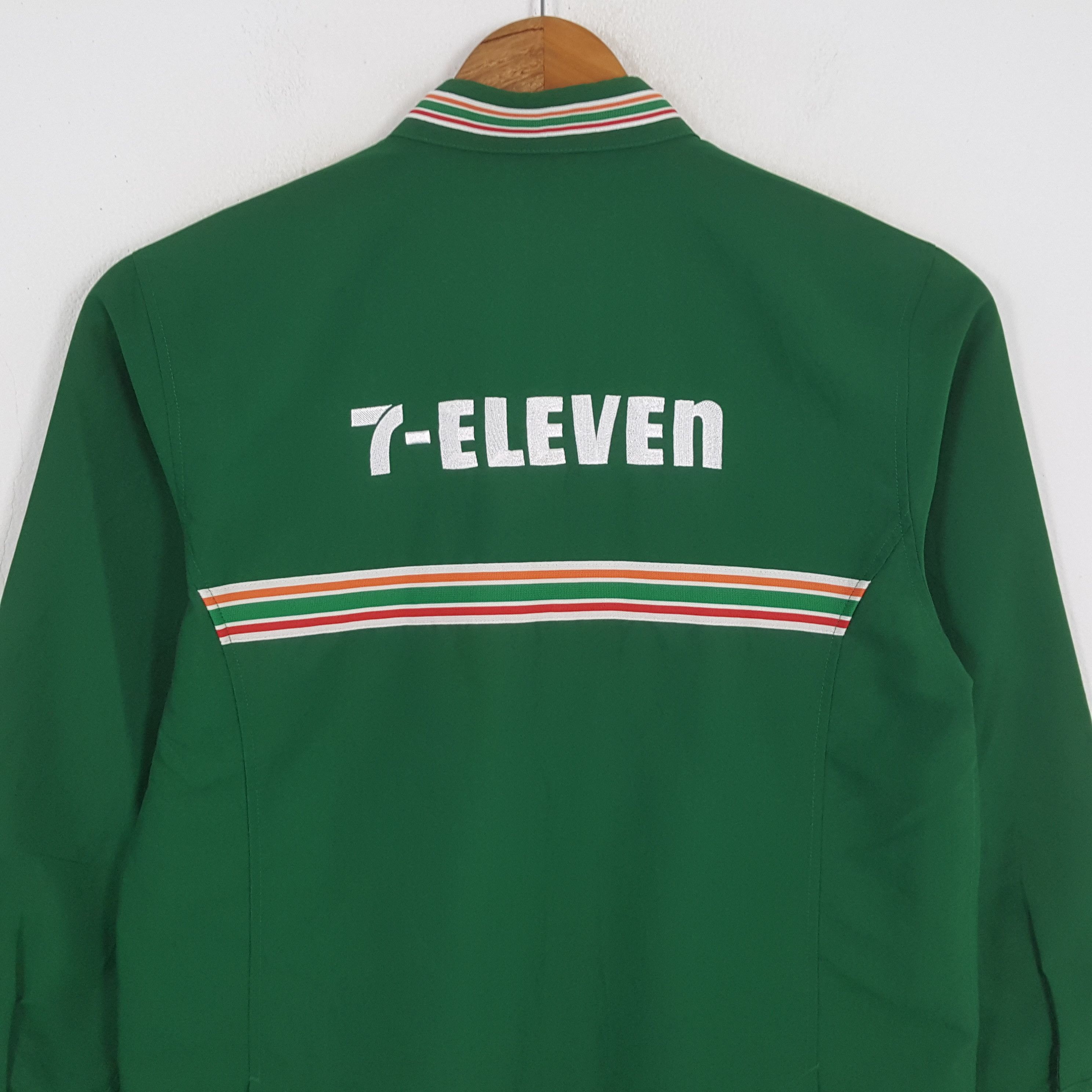 Japanese Brand × Vintage Vintage 7-ELEVEn Japanese Workers Uniform Shirt Jacket Size US M / EU 48-50 / 2 - 2 Thumbnail