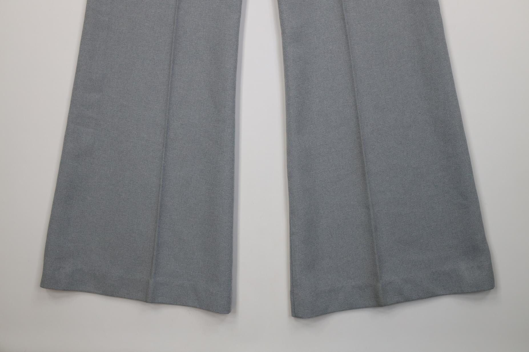 Vintage AS IS Vintage 70s Streetwear Bell Bottoms Pants Steel USA Size 30" / US 8 / IT 44 - 14 Thumbnail