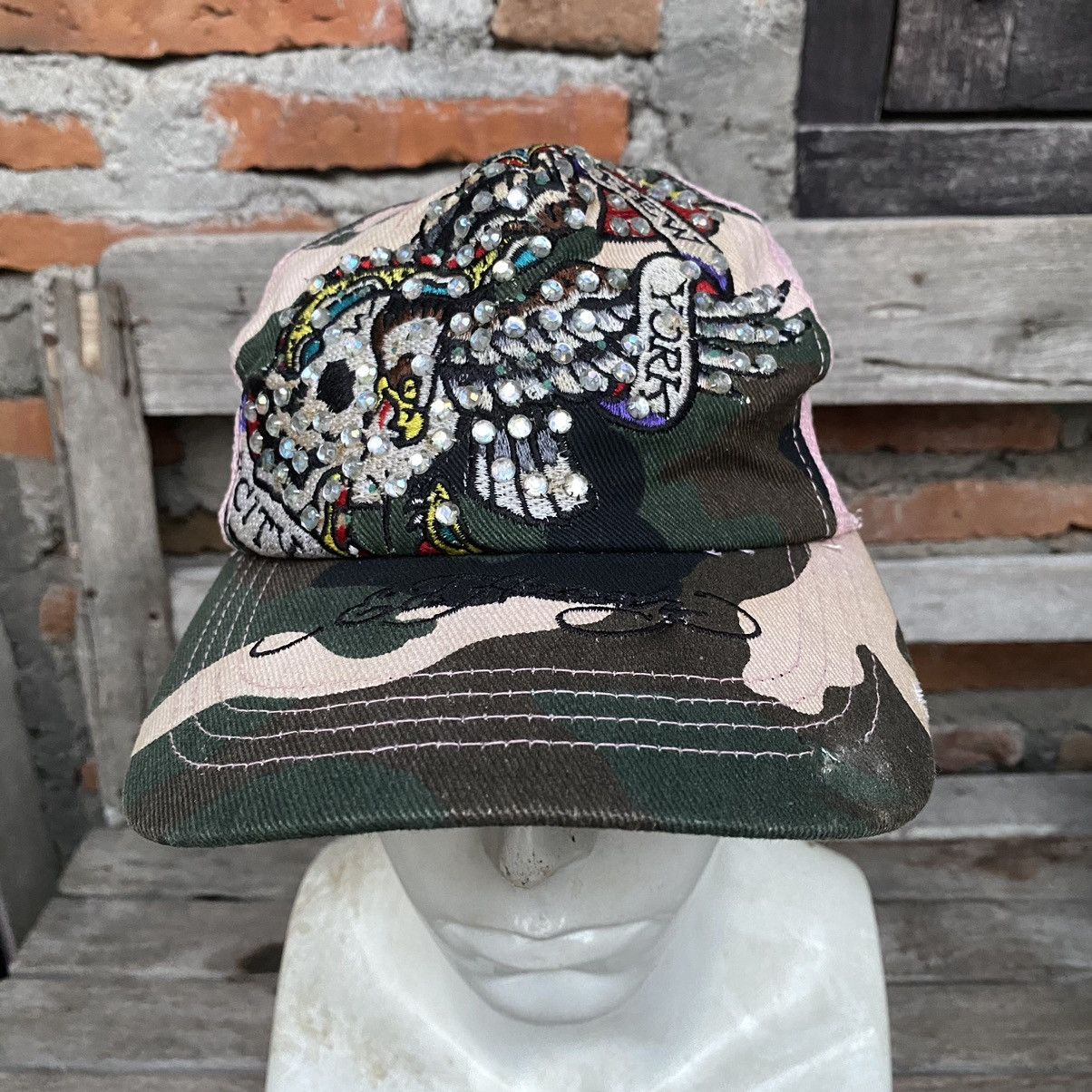 Christian Audigier ED HARDY NEW YORK TRUCKER CAP Size ONE SIZE - 3 Thumbnail