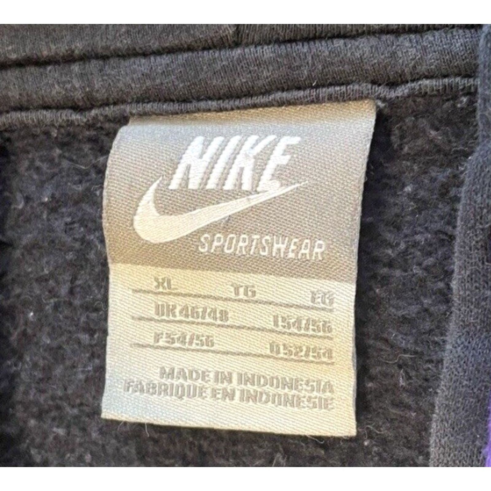 Nike Vintage Nike Hoodie XL Grey Lakers Purple Yellow Full Zip Sweatshirt Tag Y2K Size US XL / EU 56 / 4 - 7 Thumbnail