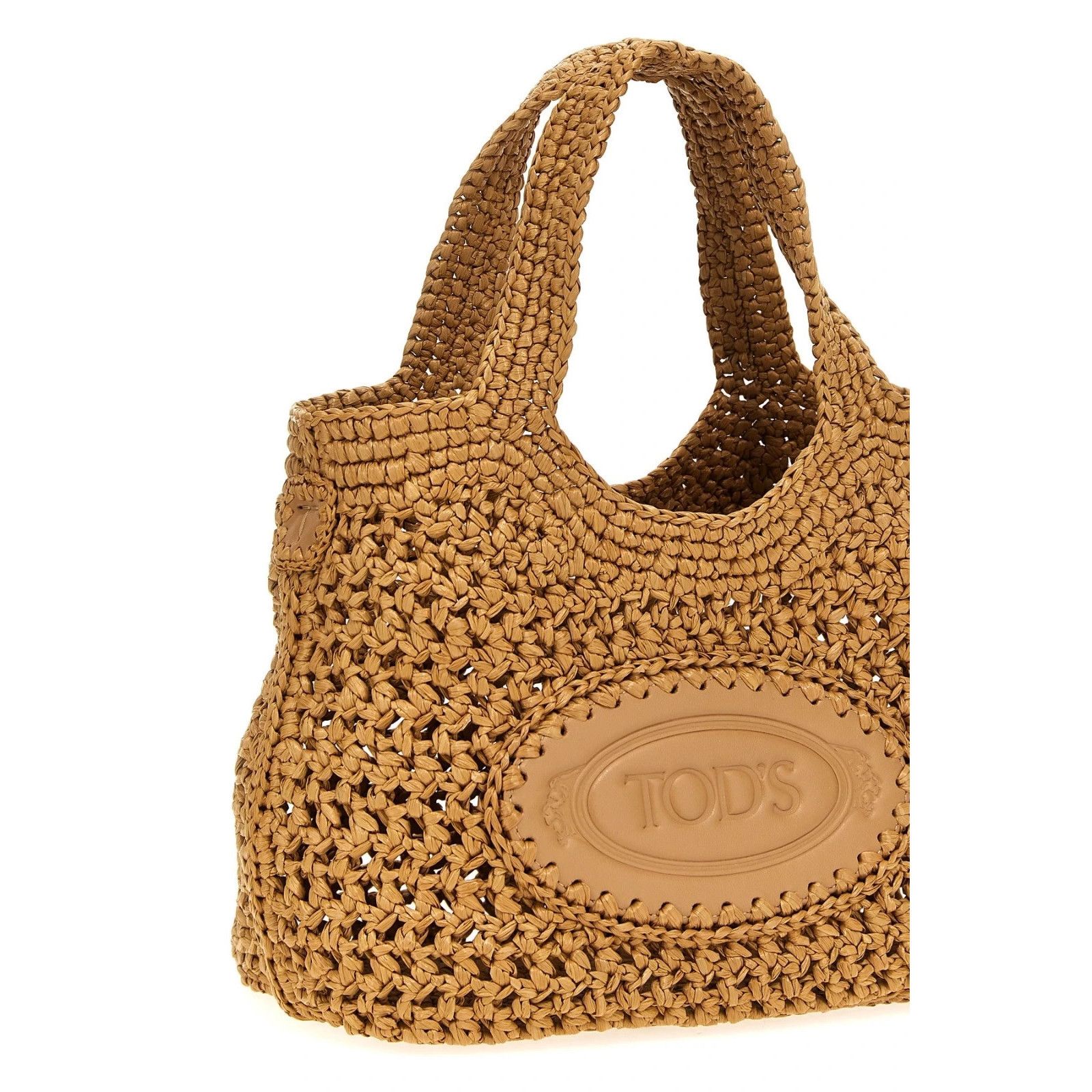 Tod's TOD'S Small Beige Raffia Shoulder Bag New And Authentic Size ONE SIZE - 3 Thumbnail