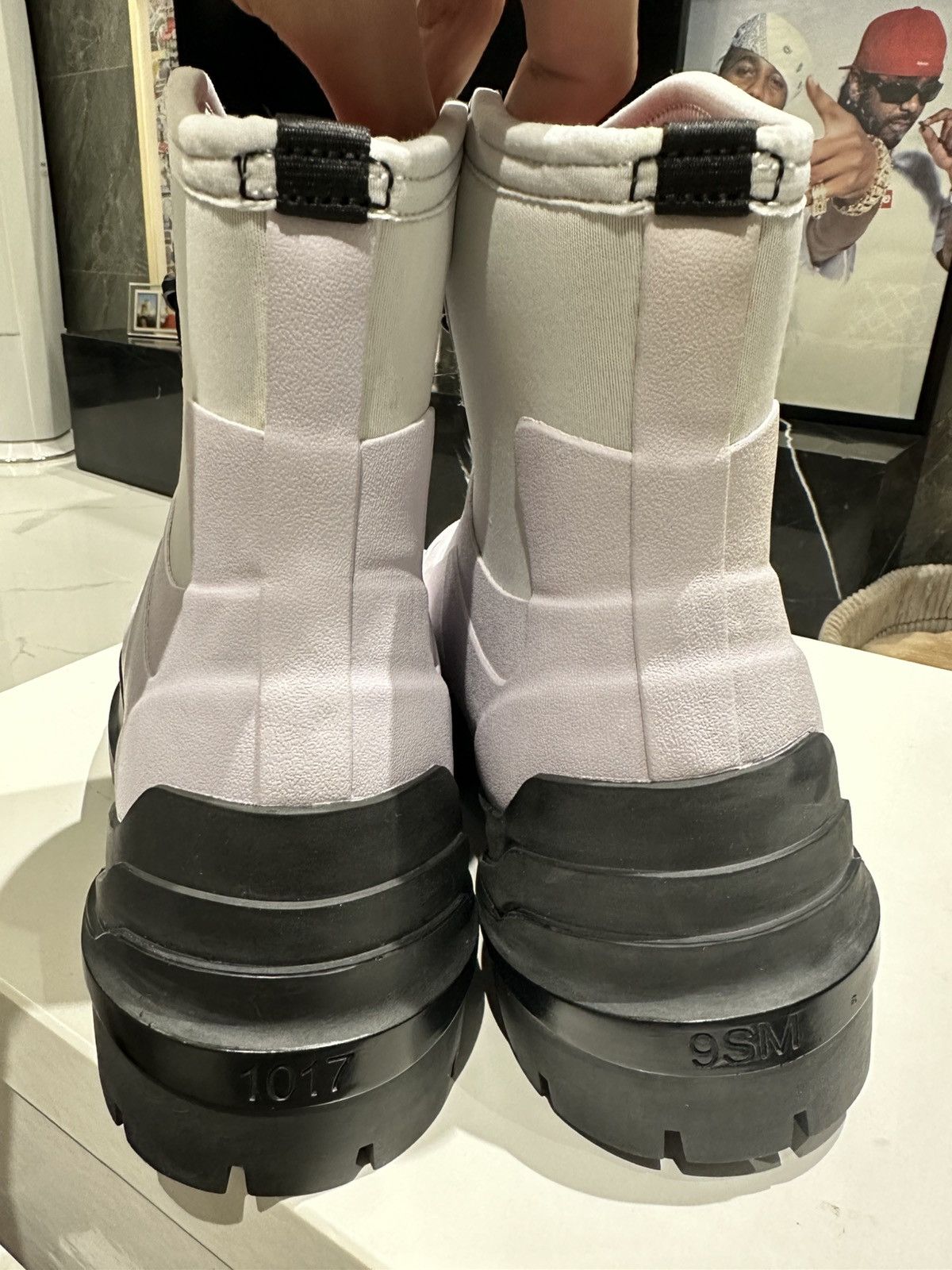 1017 ALYX 9SM × Moncler Moncler x 1017 Alyx Boots Alison Shoes White Size 40 Size US 6.5 / EU 39-40 - 4 Thumbnail