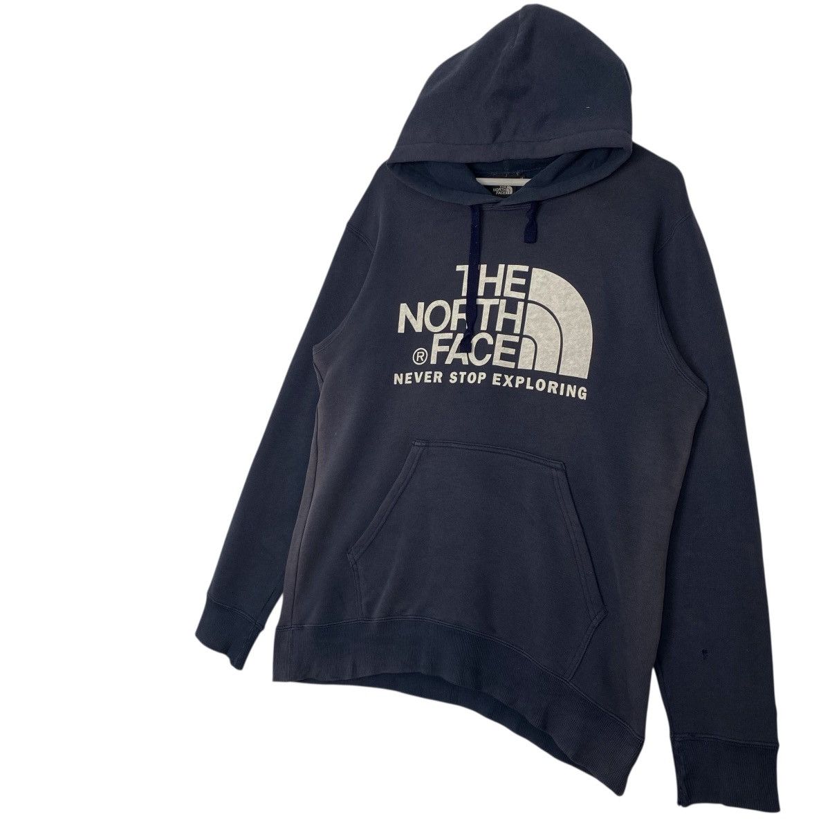 Vintage Vintage The North Face Hoodie Sweater Navy Faded Jumper SzM Size US M / EU 48-50 / 2 - 2 Thumbnail