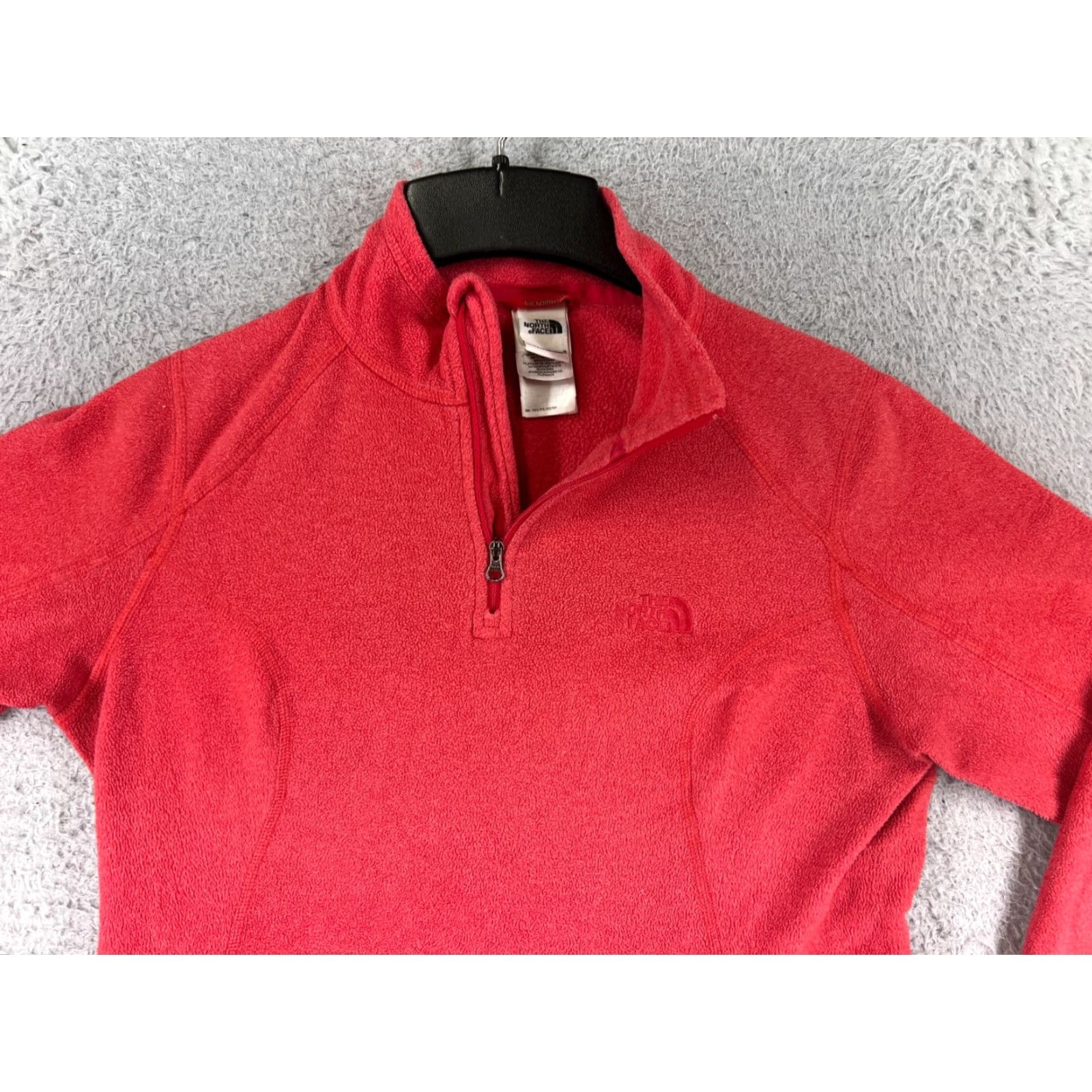 The North Face The North Face Sweater Womens Small Pink 100% Polyester Fleece 1/4 Zip Camping Size S / US 4 / IT 40 - 7 Thumbnail