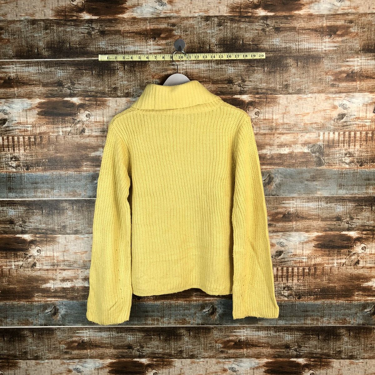 Homespun Knitwear × Japanese Brand A.V.V Standard Yellow Knitwear #A1822 Size M / US 6-8 / IT 42-44 - 12 Thumbnail