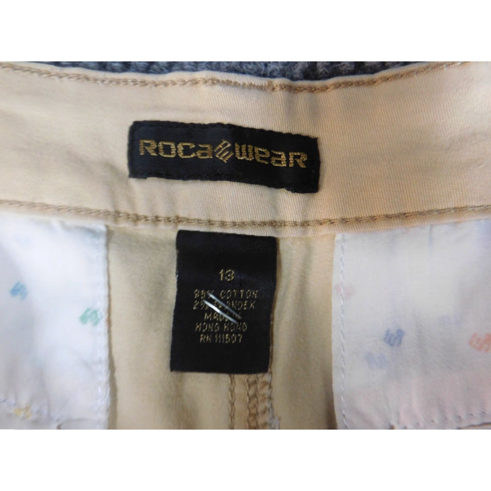 Rocawear Rocawear Womens Pants 13 Beige Straight Stretch Hip Hop Classic Pants Woman Regular Mid Rise 33in Inseam Chino Style Hip Hop Vintage: No Size 24" / US 00 / IT 34 - 4 Thumbnail