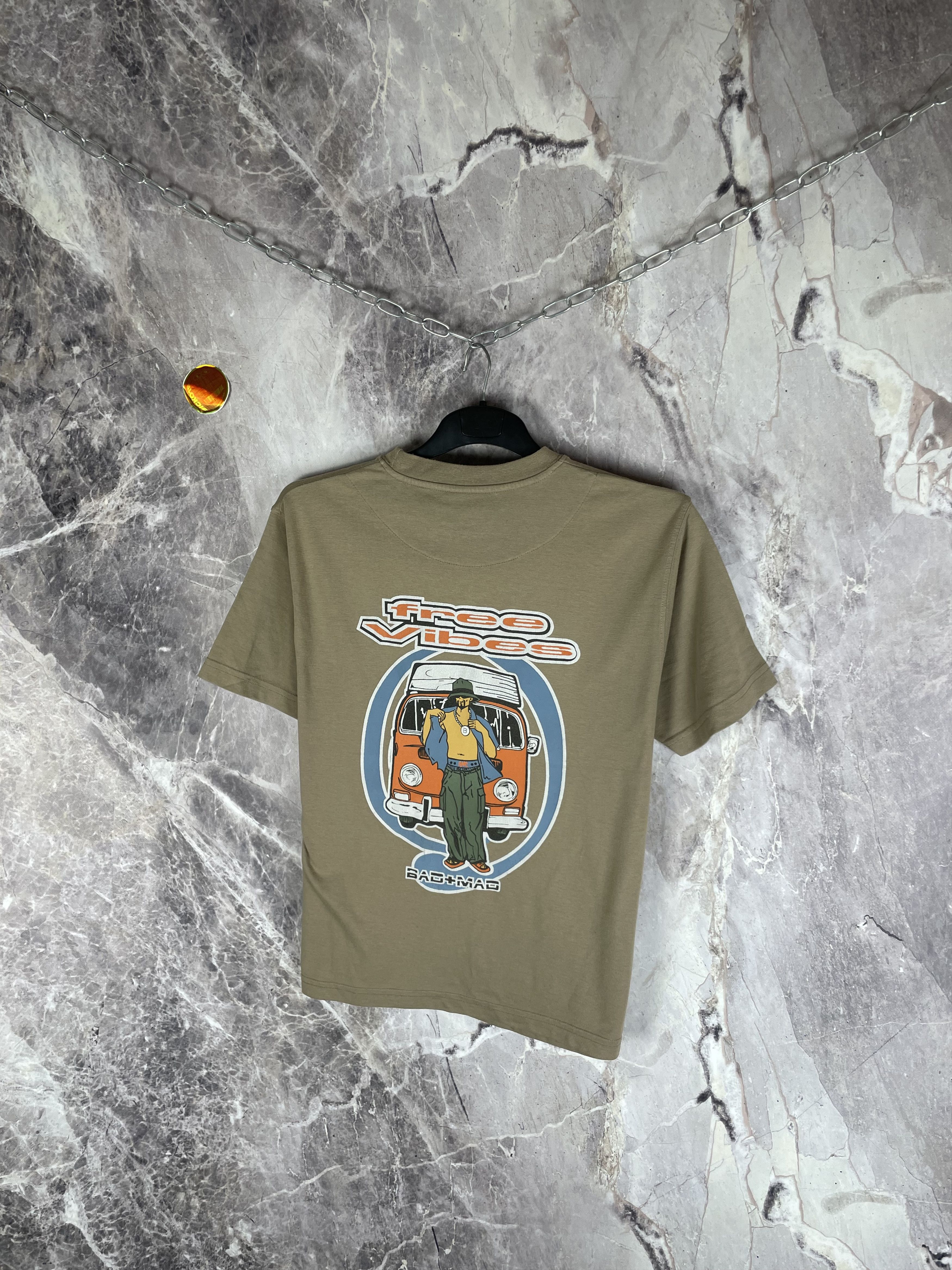 Vintage Men’s Bad Mad T-Shirt Vintage Streetwear Size US XXS / EU 40 - 2 Thumbnail