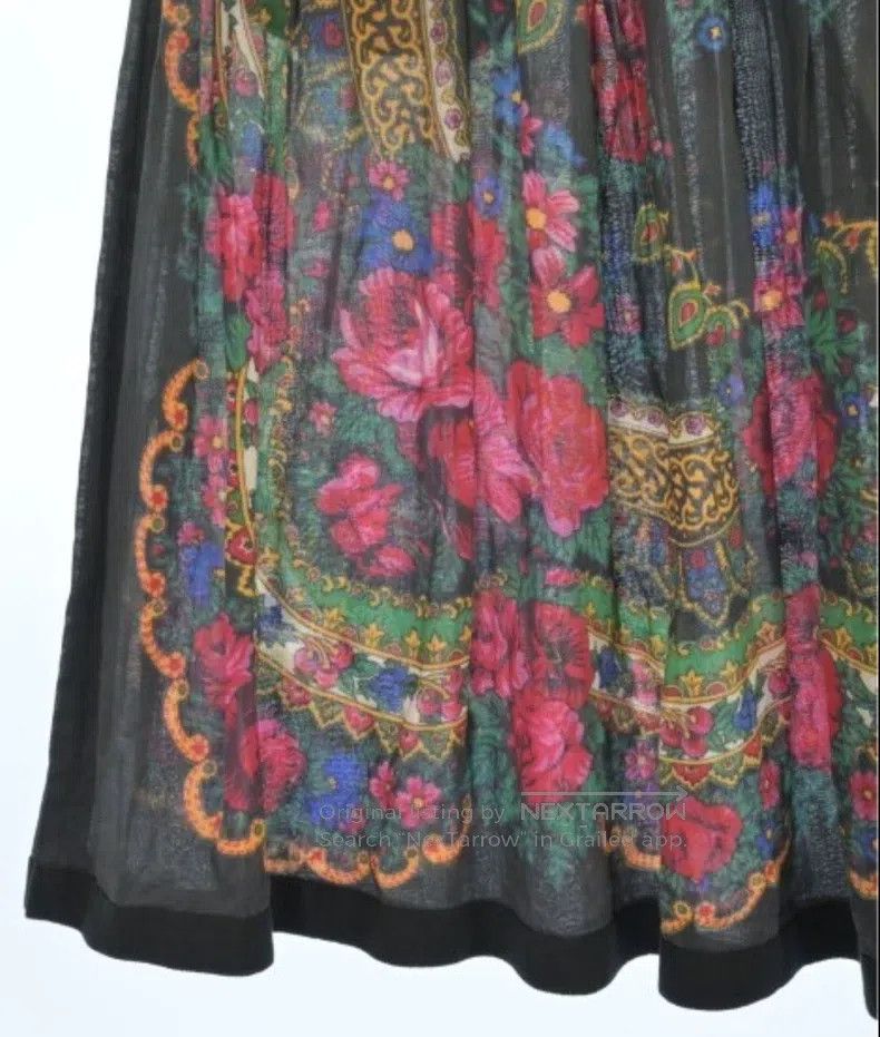 Comme des Garcons Comme Des Garcons size M Floral print skirt Size 25" / US 0 / IT 36 - 4 Thumbnail