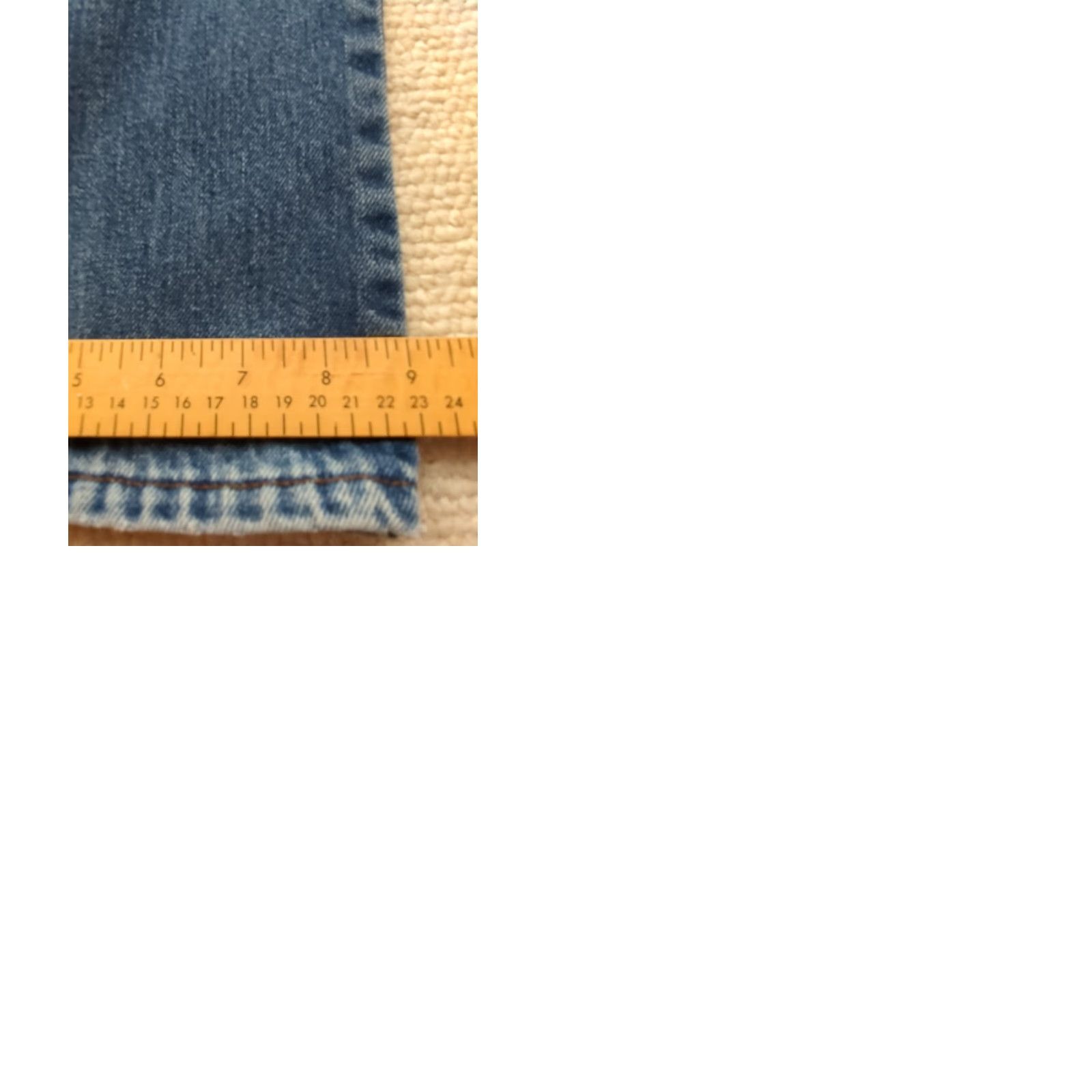Levi's VINTAGE Levi's 500 Series Jeans Bootcut 34x29 Blue Flannel Lined Orange Tab Mens 80s Size US 34 / EU 50 - 11 Thumbnail