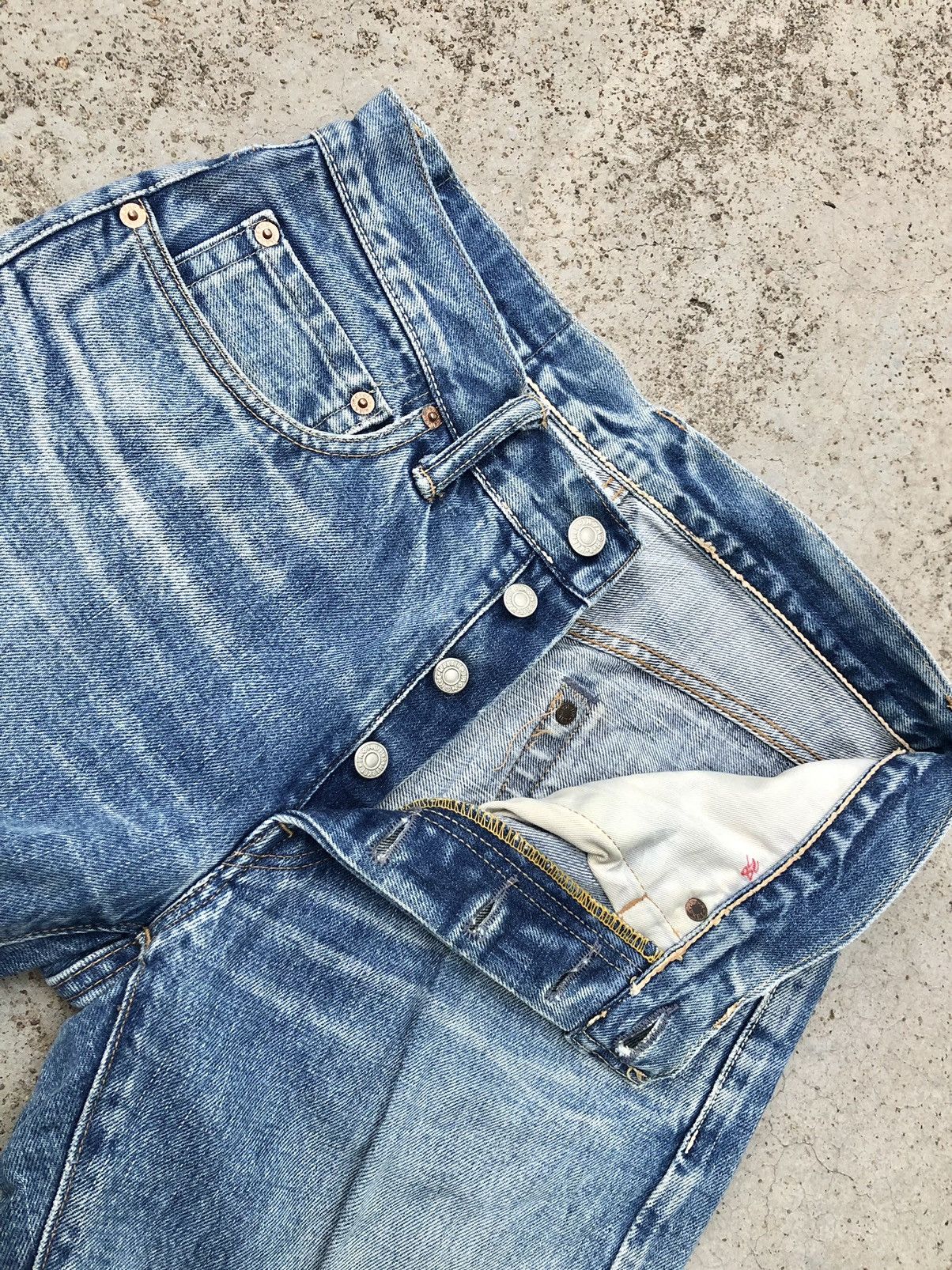 Blue Blue Japan VINTAGE SELVEDGE BLUE BLUE JAPAN DENIM Size US 28 / EU 44 - 2 Thumbnail