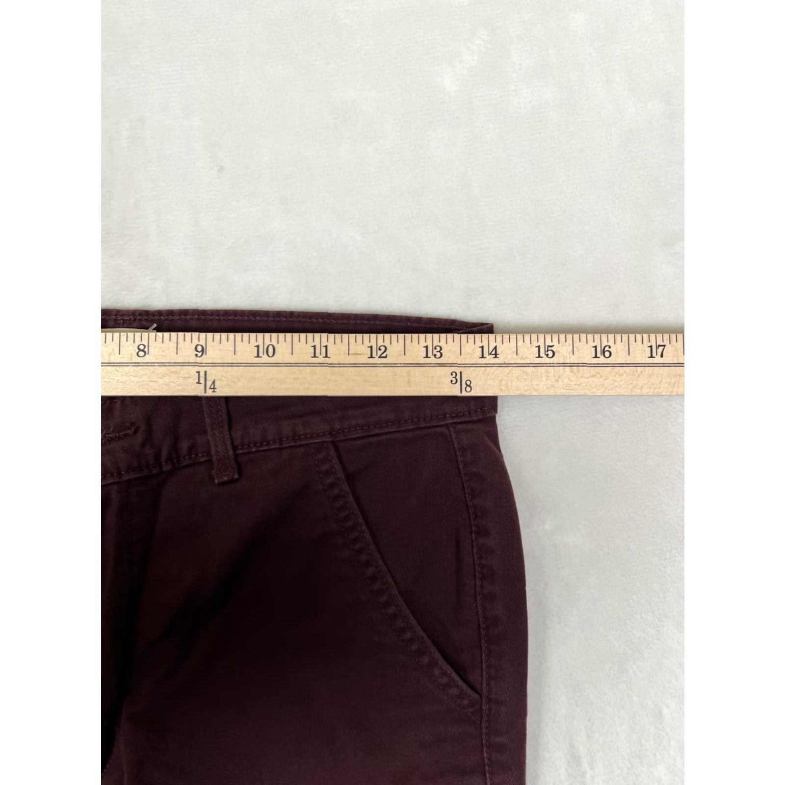 Levi's Levi's Pants Womens 26 Red Twill Chino Flat Front Tapered Leg Stretch Casual Size 26" / US 2 / IT 38 - 6 Thumbnail