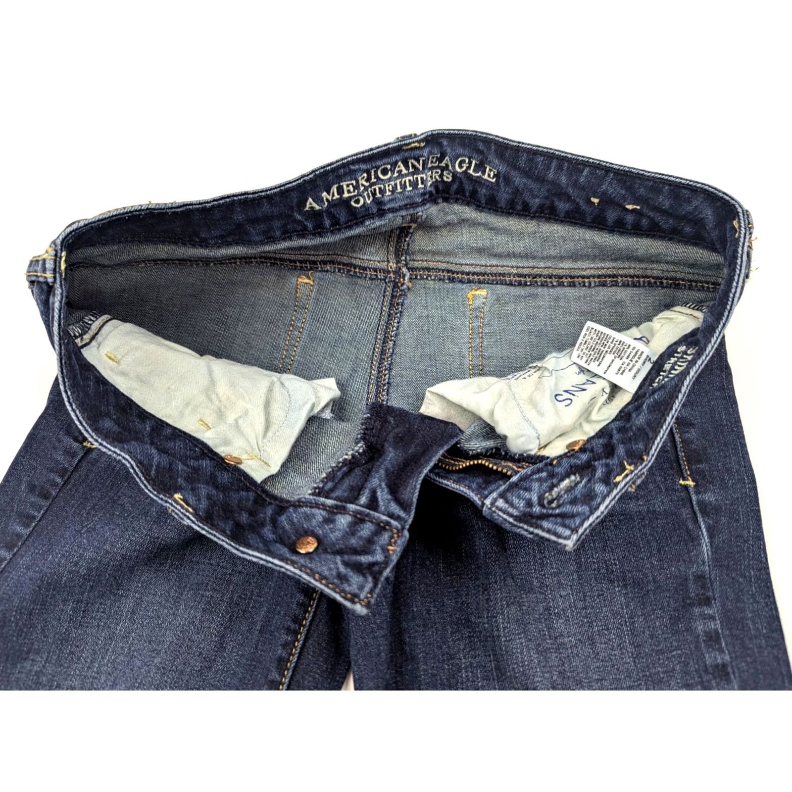 American Eagle Outfitters American Eagle Outfitters Jeans Skinny Womens 2 Short 26x29 Blue Denim EUC Size 26" / US 2 / IT 38 - 6 Thumbnail