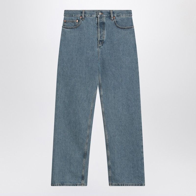 Gucci Gucci Light Blue Wide-Leg Jeans Size 27" / US 4 / IT 40 - 1 Thumbnail
