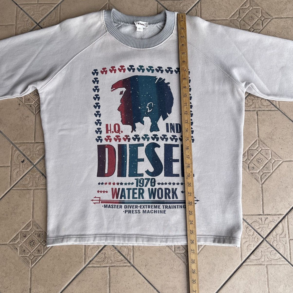 Diesel × Vintage Diesel Sweatshirt Size M to L Size US L / EU 52-54 / 3 - 10 Thumbnail