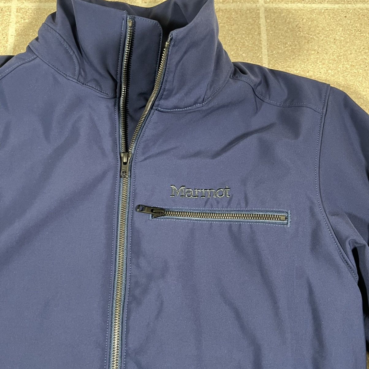 Marmot Marmot Alsek Jacket Medium Blue Soft Shell Water Full Zip Size US M / EU 48-50 / 2 - 2 Thumbnail