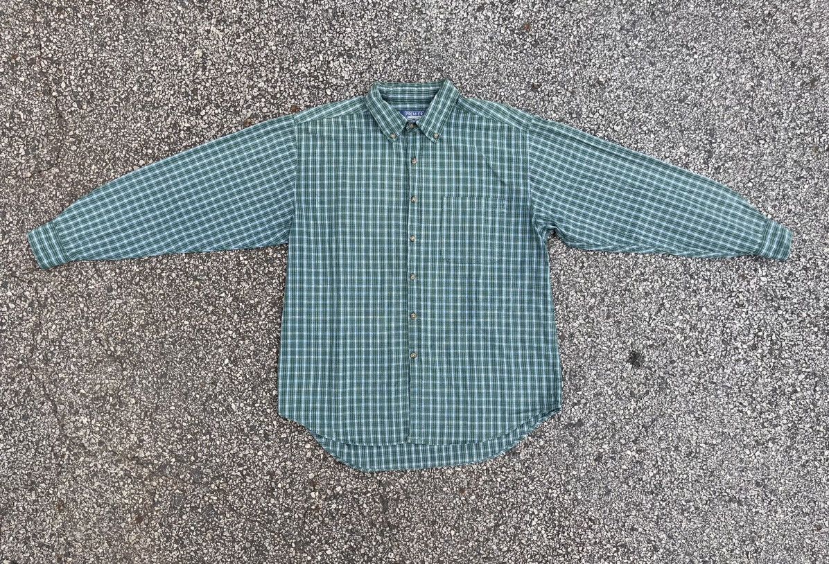 Polo Ralph Lauren × Vintage Vintage Green Button Up Size US L / EU 52-54 / 3 - 1 Thumbnail