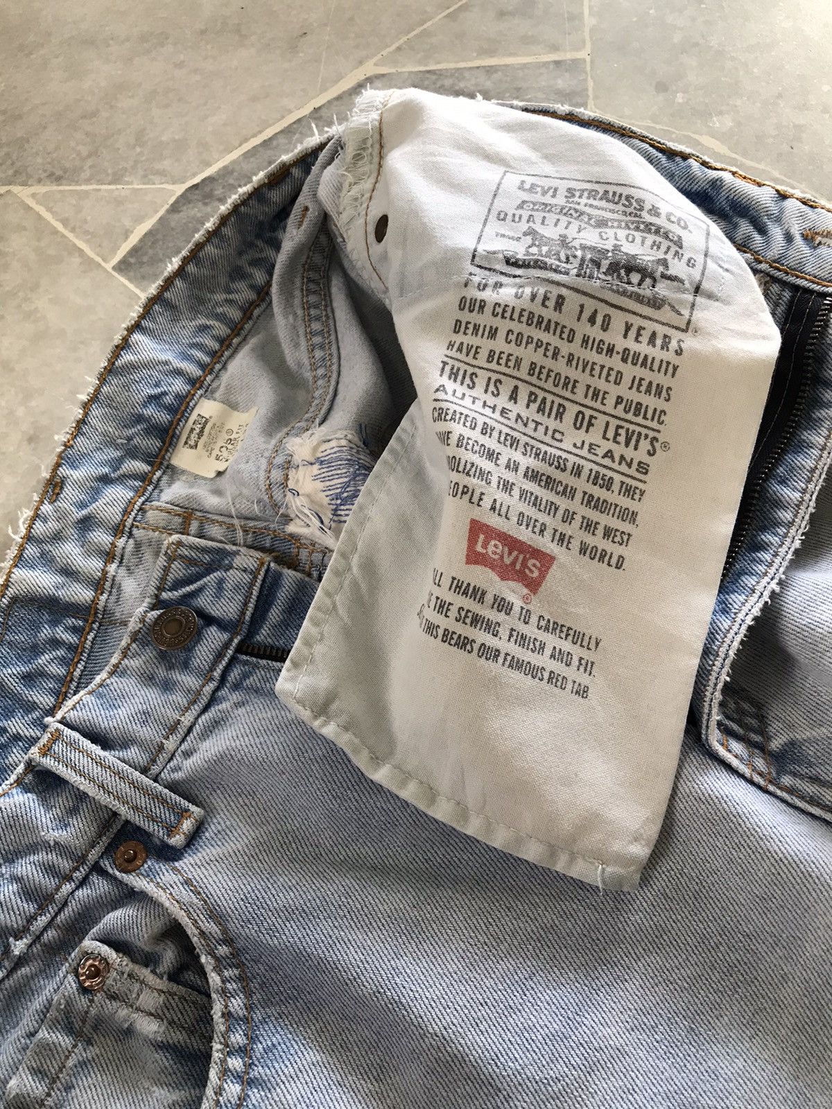 Levi's Vintage Levi’s 505 Jeans Custom Made Like CDG Size US 32 / EU 48 - 9 Thumbnail