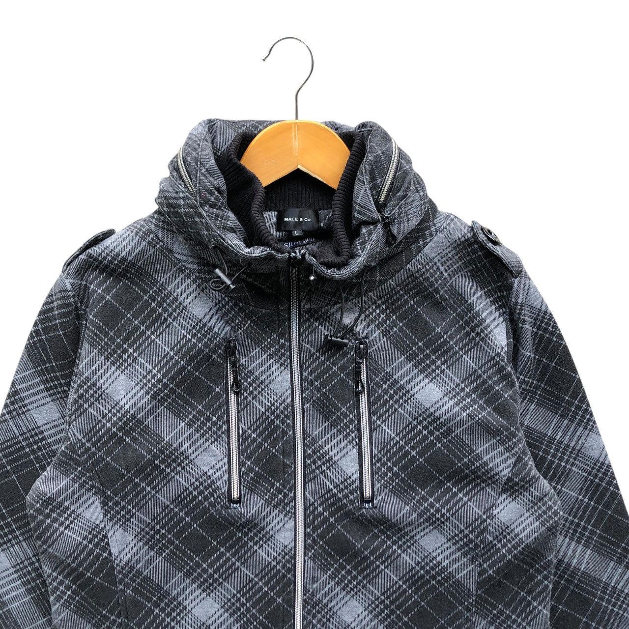 Tornado Mart 💥2000s japanese MALE & CO hooded jacket Size US L / EU 52-54 / 3 - 2 Thumbnail