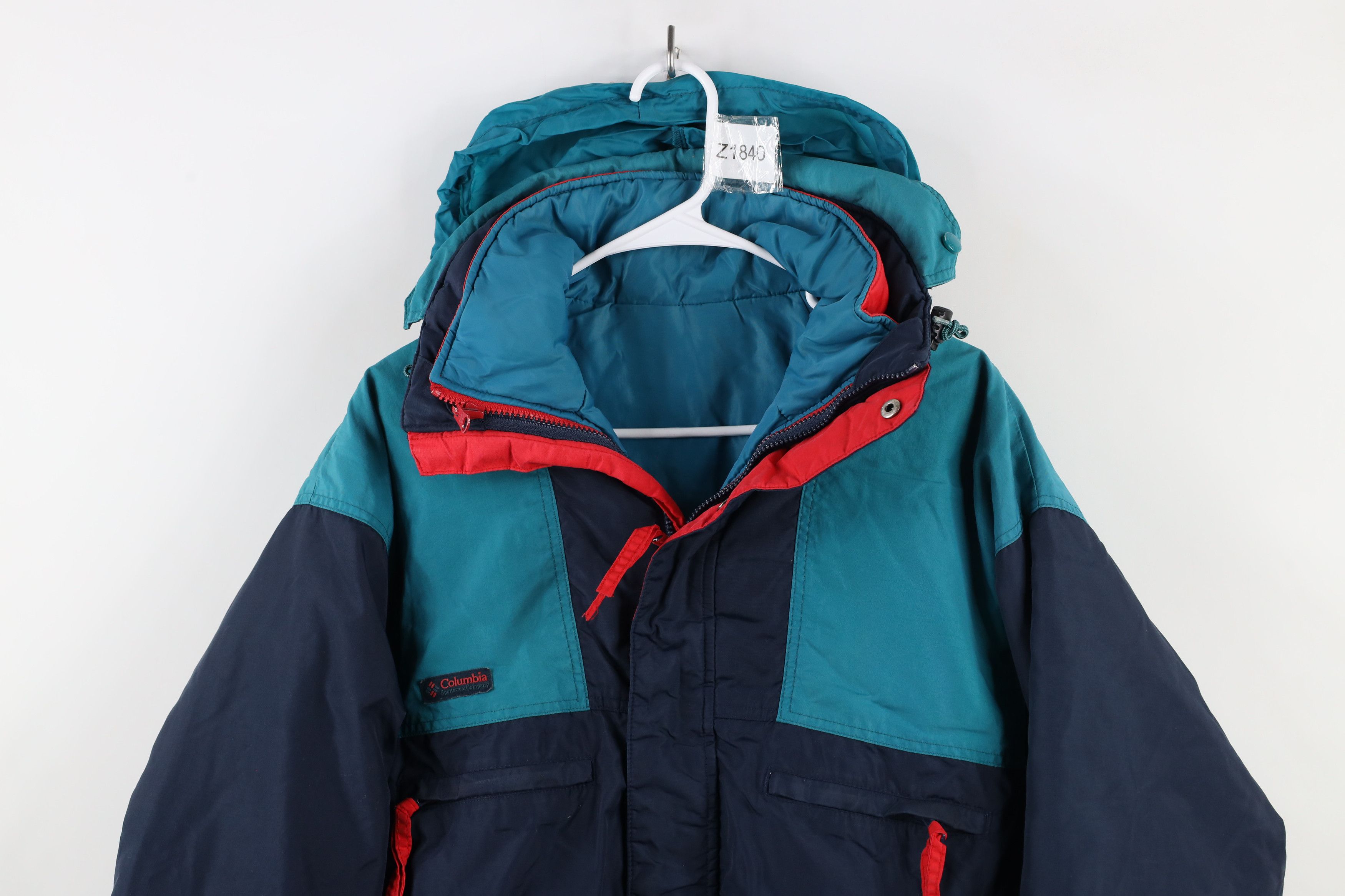 Columbia × Vintage Vintage 90s Columbia 2 In 1 Hooded Winter Puffer Jacket Size US M / EU 48-50 / 2 - 2 Thumbnail