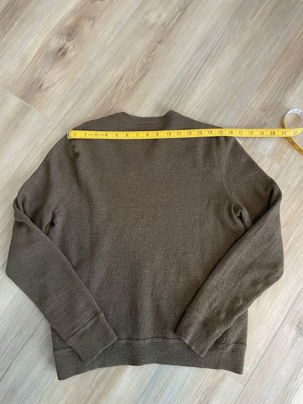 Banana Republic Banana Republic Men's Size L Brown Wool Blend V-Neck Sweater Size US L / EU 52-54 / 3 - 4 Thumbnail