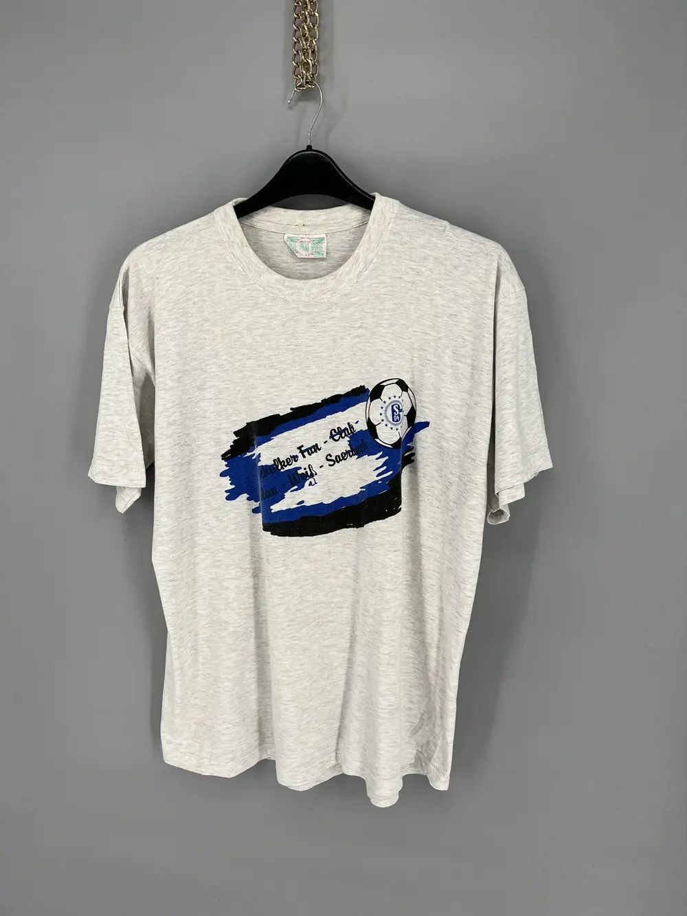 Band Tees Mens Vintage Y2K T Shirt Schalke 04 Size L Soccer Size US L / EU 52-54 / 3 - 3 Thumbnail