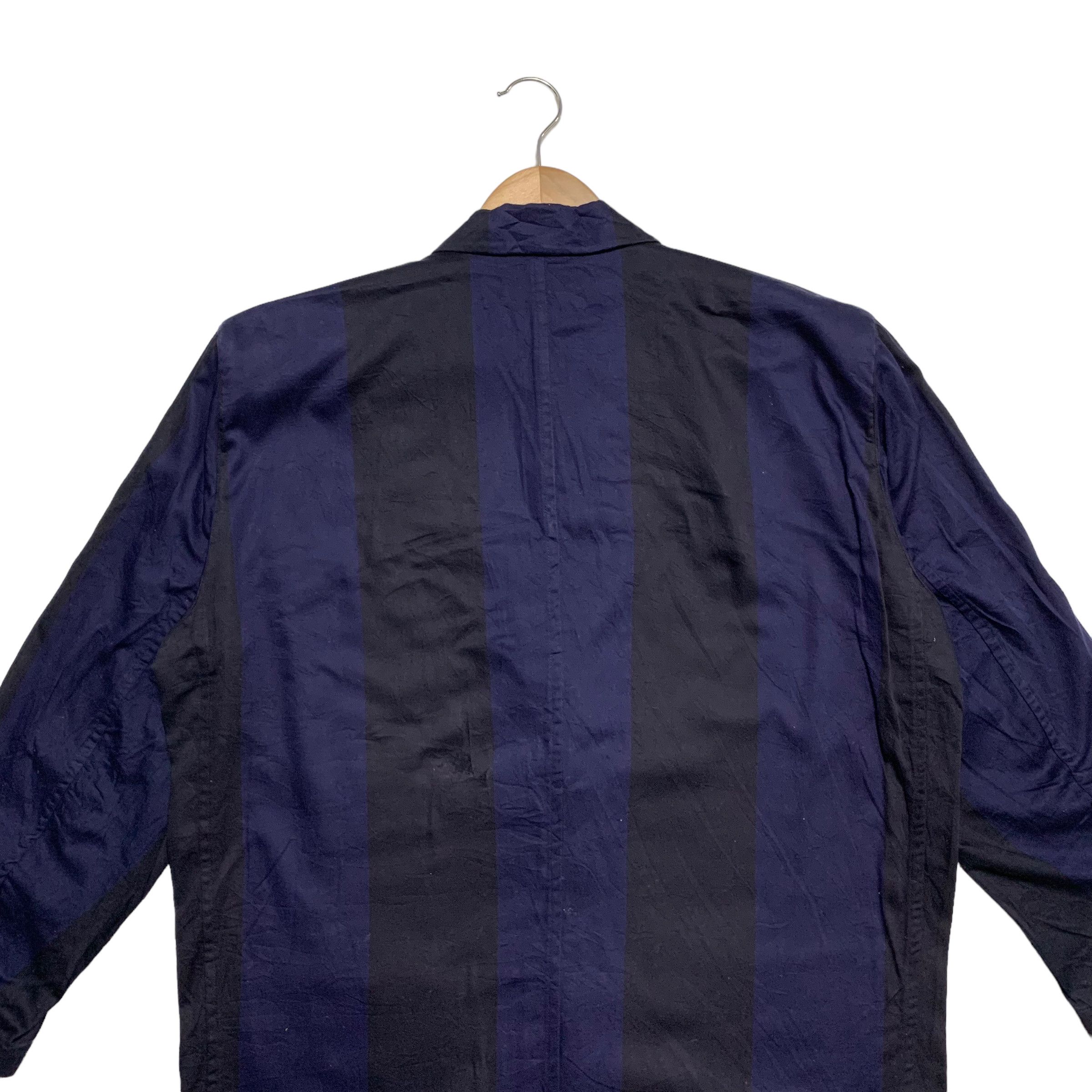Issey Miyake Plantation Stripe Blazer Jacket Size US M / EU 48-50 / 2 - 6 Thumbnail