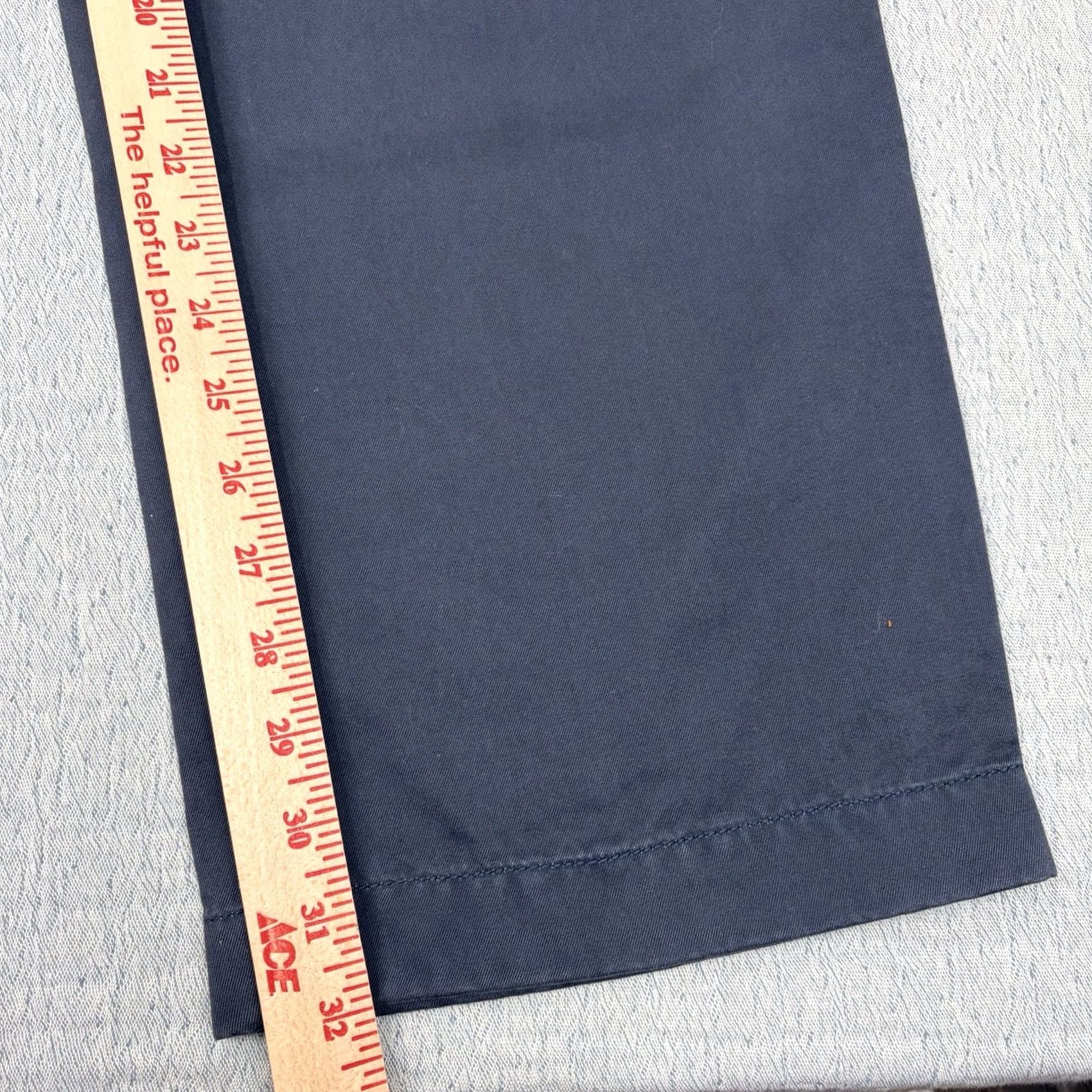 Vintage LL Bean Mens Classic Fit Navy Blue Cotton Casual Chino Pants Size US 36 / EU 52 - 5 Thumbnail