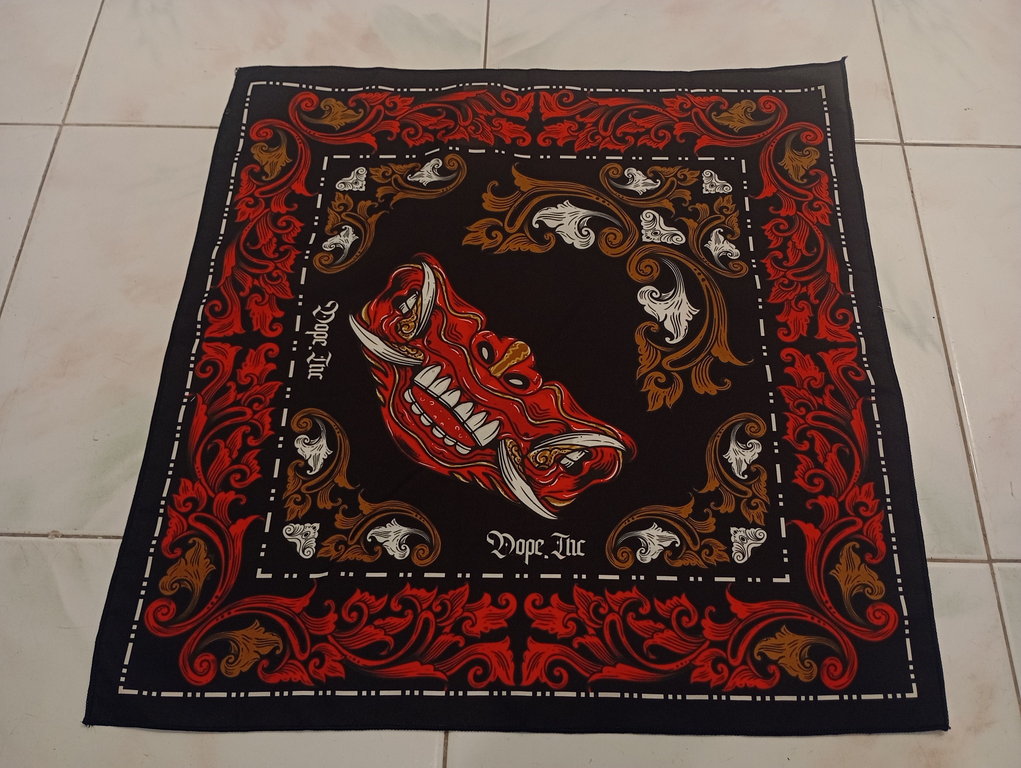 Band Tees Skulls Bandana Handkerchief Size ONE SIZE - 1 Thumbnail