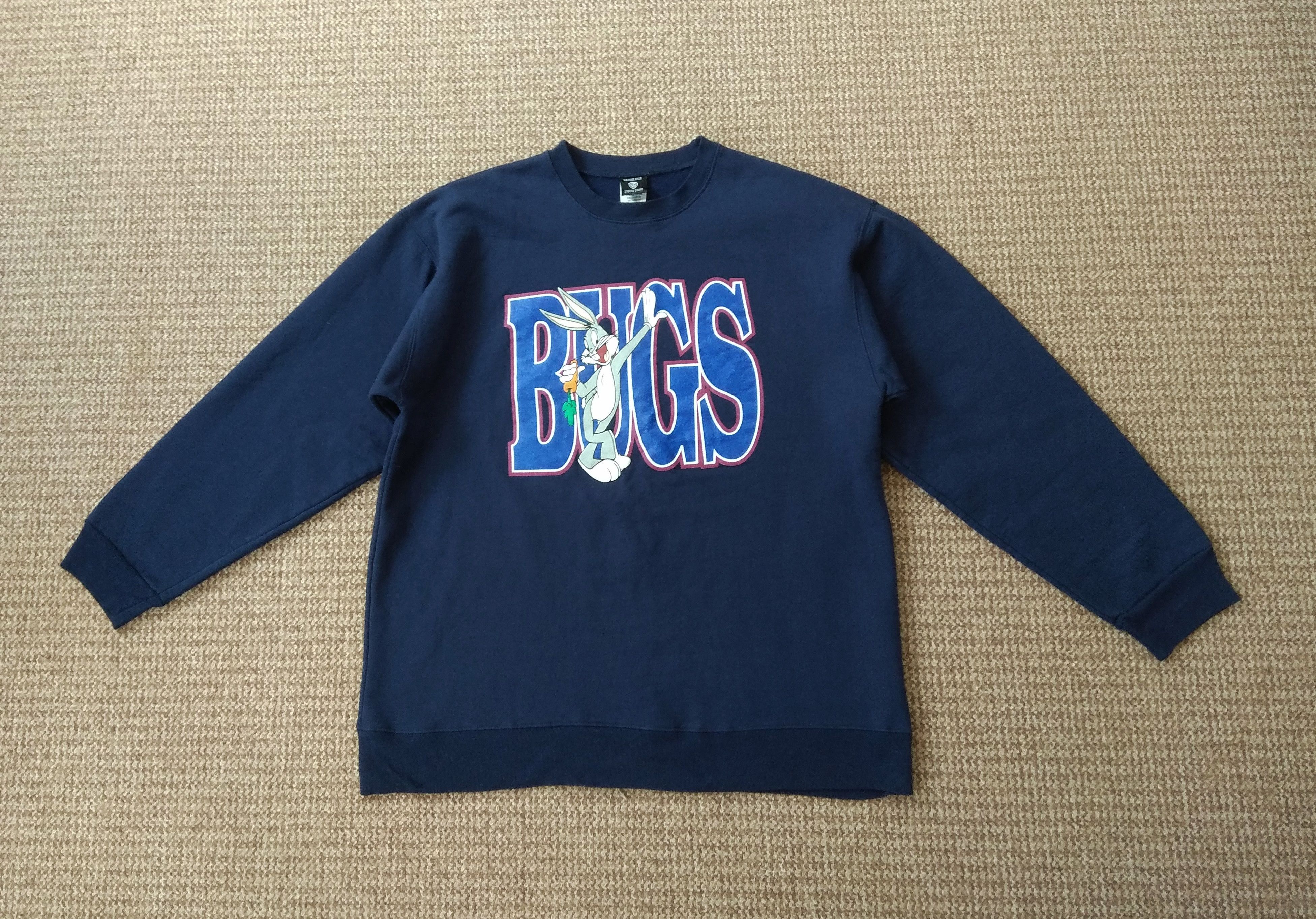 Warner Bros Vintage 1998 Bugs Bunny Warner Bros Sweatshirt made in USA Size US XL / EU 56 / 4 - 3 Thumbnail
