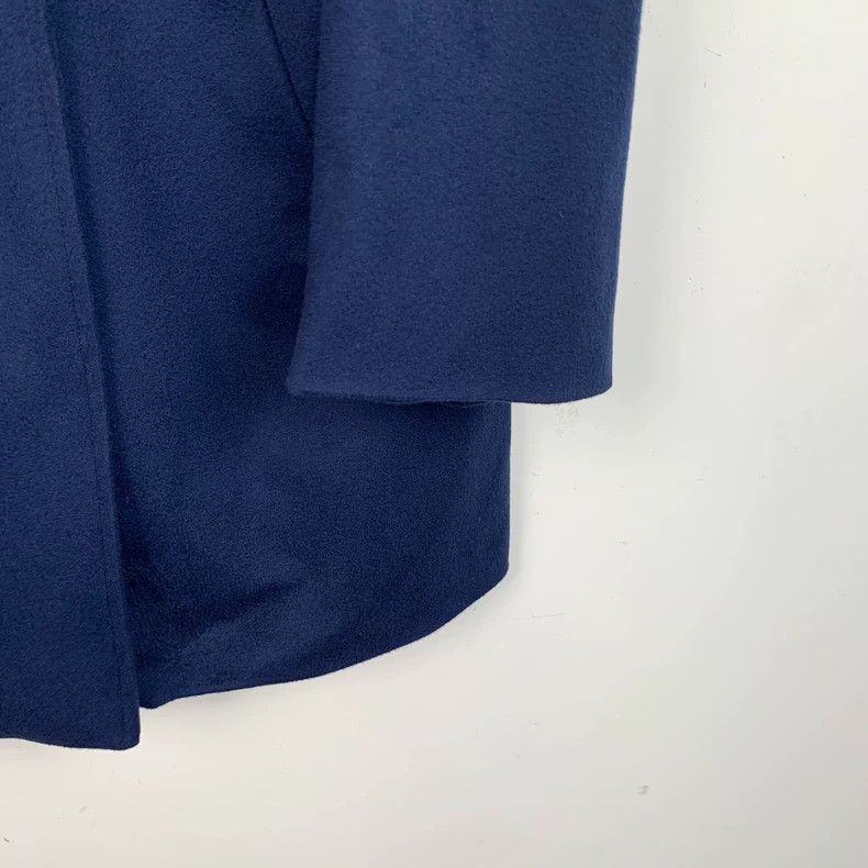 Loro Piana LORO PIANA Dark blue cashmere collar long sleeve suit coat Size M / US 6-8 / IT 42-44 - 4 Thumbnail