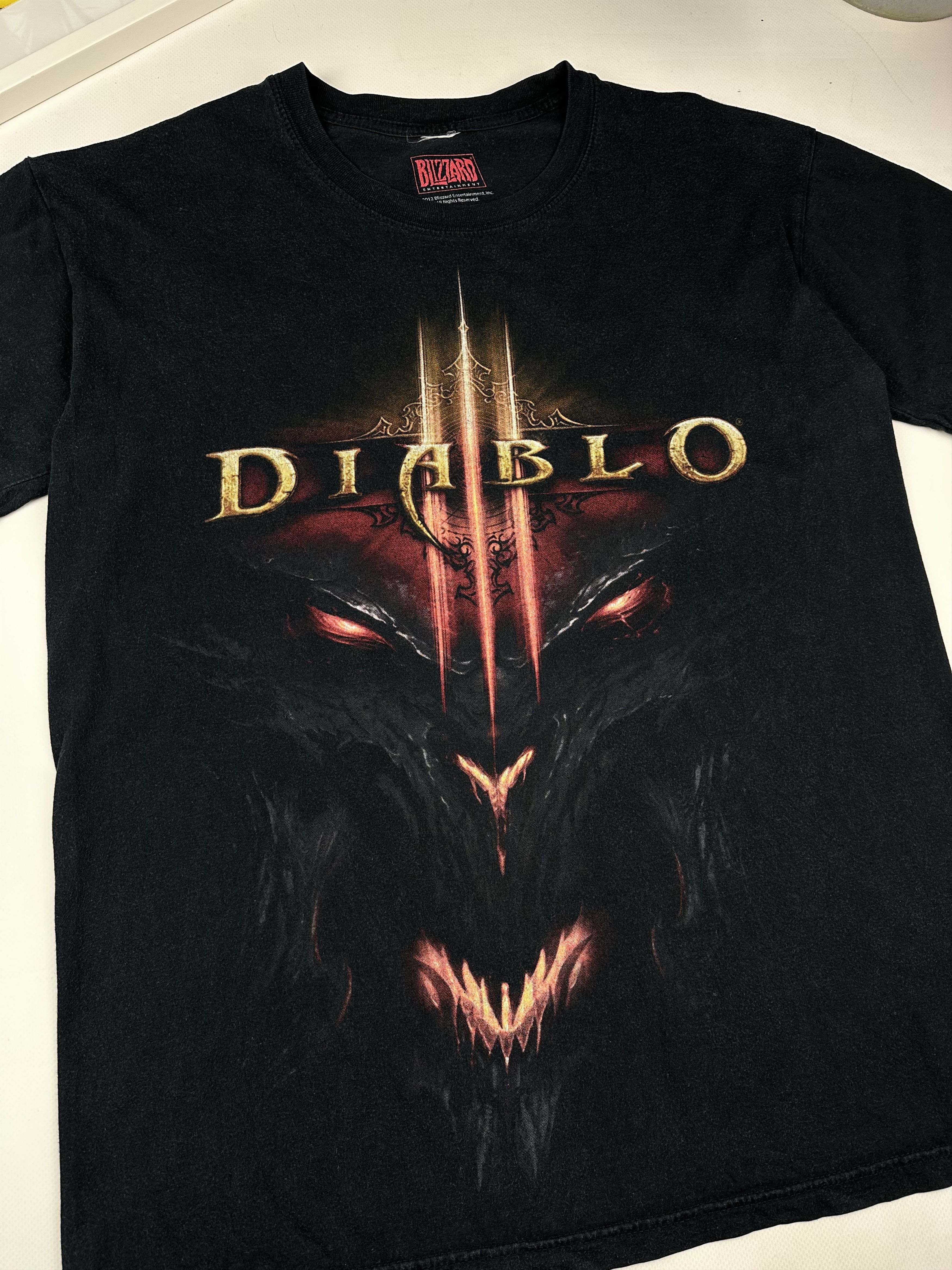 Microsoft Vintage Y2K Diablo Game by Blizzard Tee Xbox/Dota 2 Size US M / EU 48-50 / 2 - 2 Thumbnail