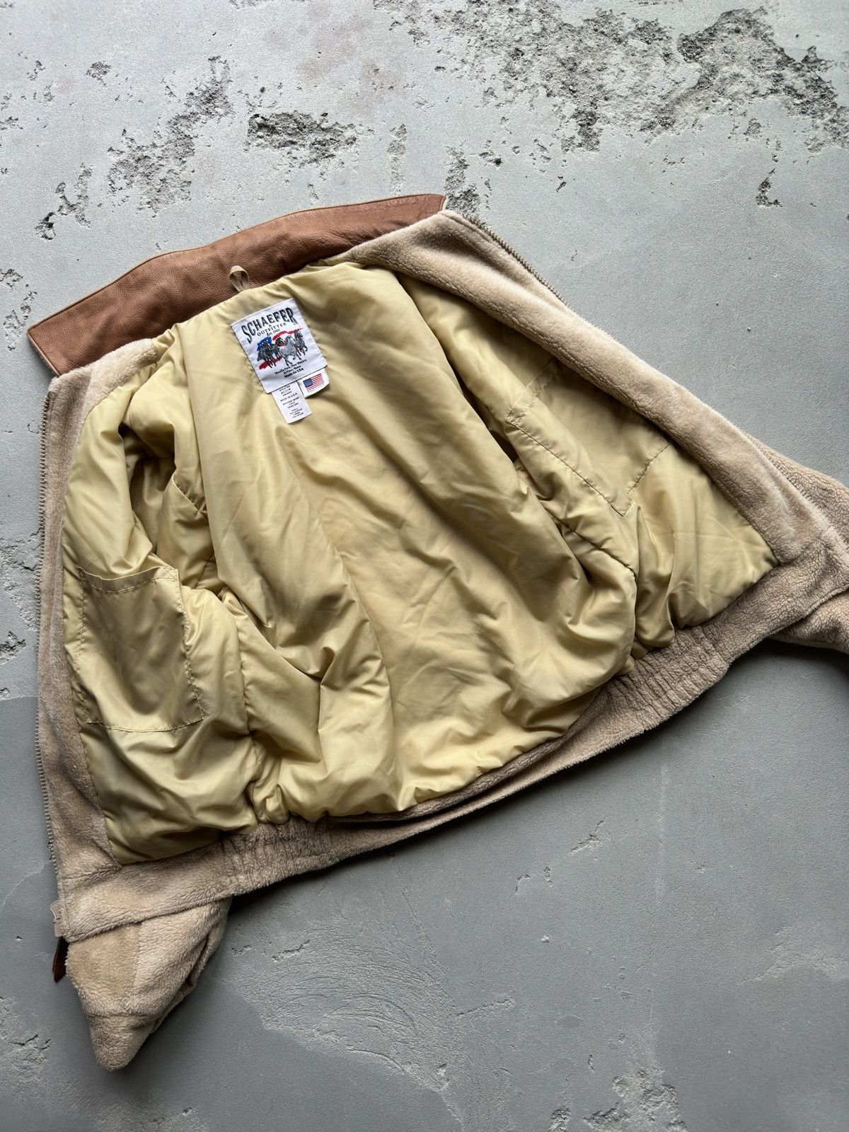 Vintage Vintage 1990s Schaefer Sherpa Jacket Size US M / EU 48-50 / 2 - 7 Thumbnail