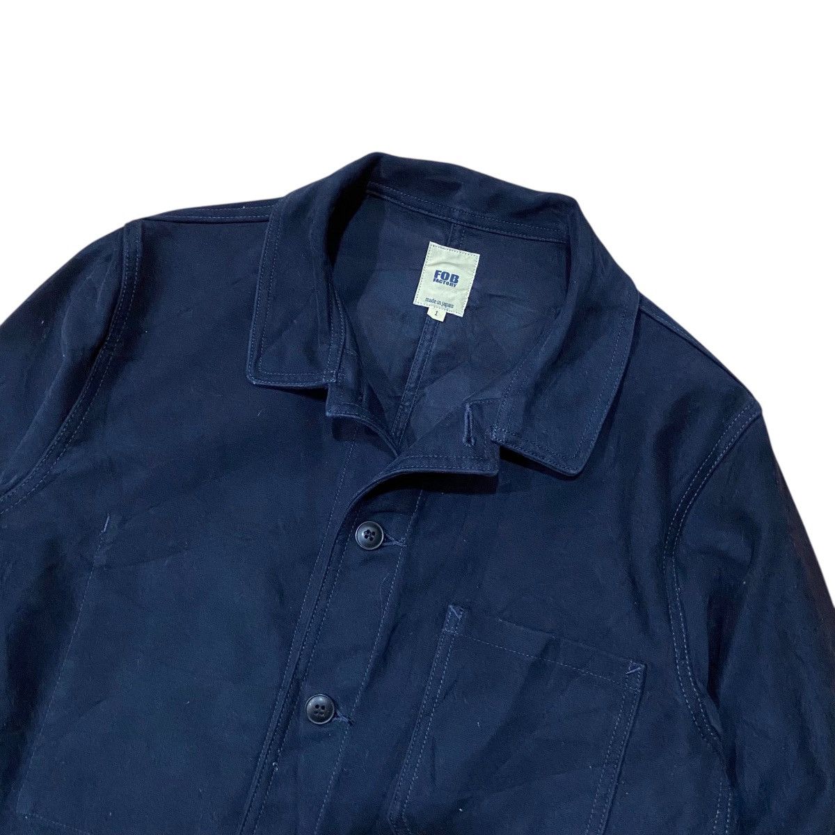 FOB Factory ☀️Vintage F.O.B Factory chore jacket made in Japan Size US S / EU 44-46 / 1 - 5 Thumbnail