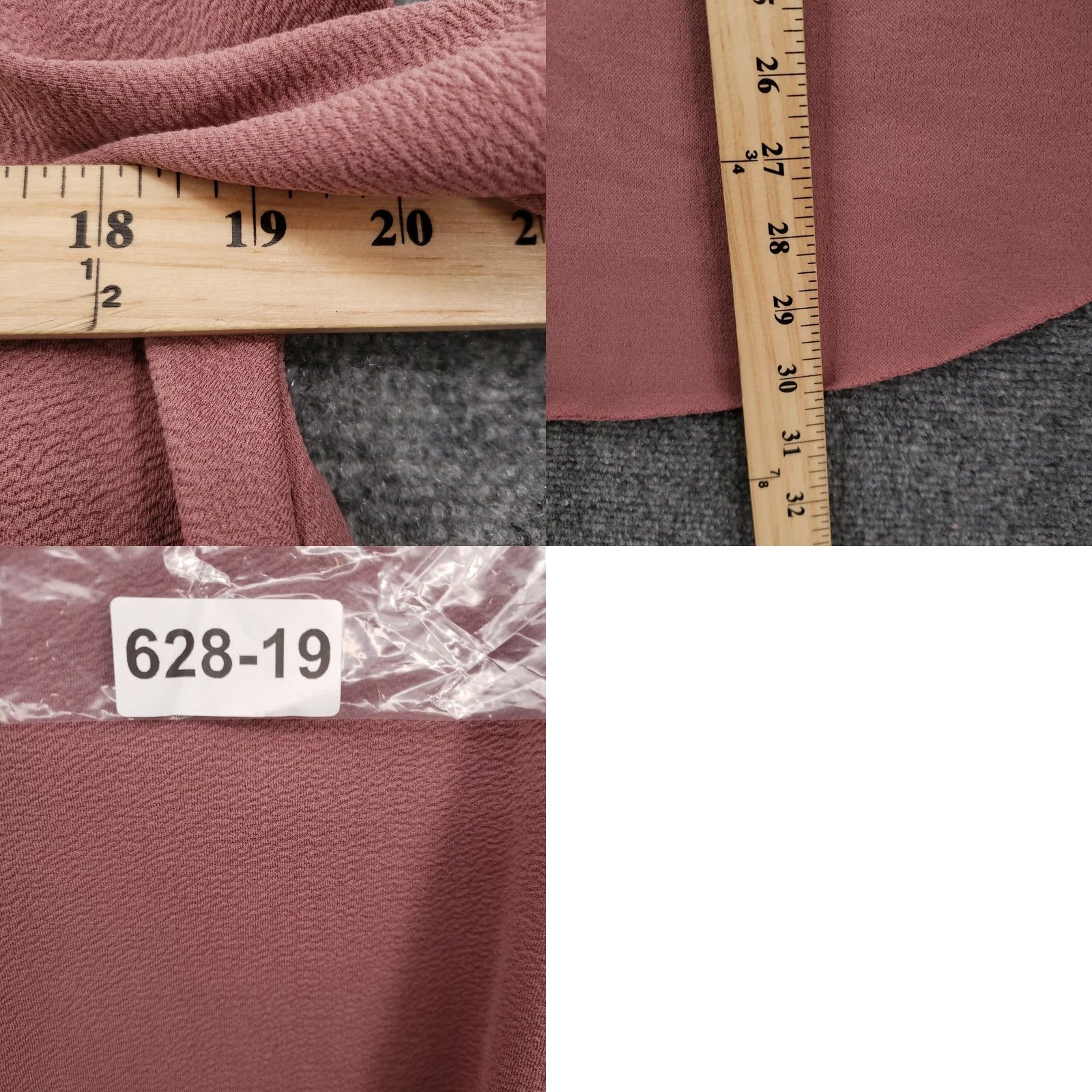 Shein SheIn Blouse Shirt Tunic Oversized Brown Womens S Small Knit Polyester Long Sleeve Round Neck Casual Pattern Solid Hairline? Size S / US 4 / IT 40 - 8 Thumbnail